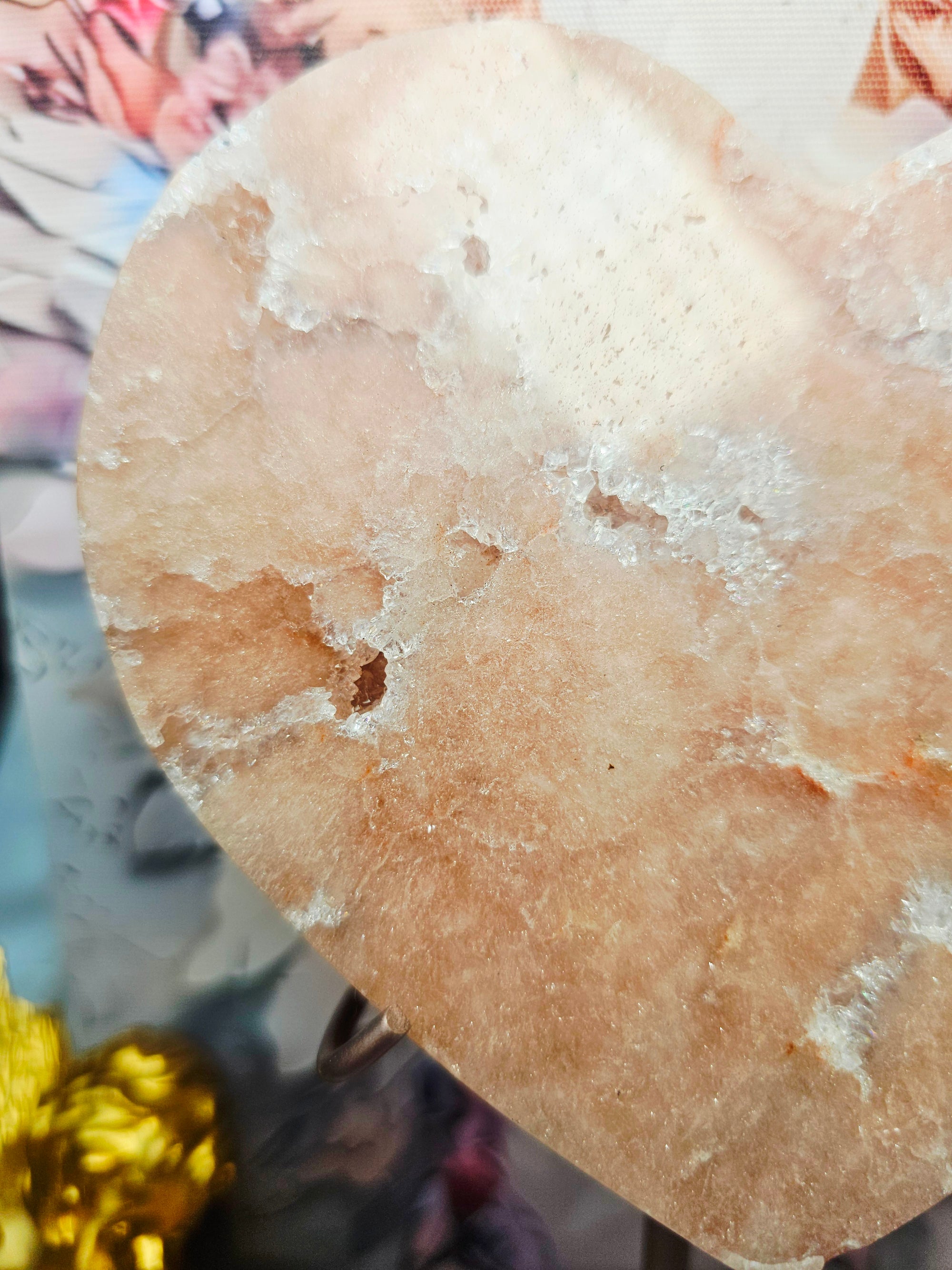 Brazilian Amethyst Druzy Heart, Pink Amethyst Druzy Hearts, Red Pink Amethyst, Crystal Heart,Gift