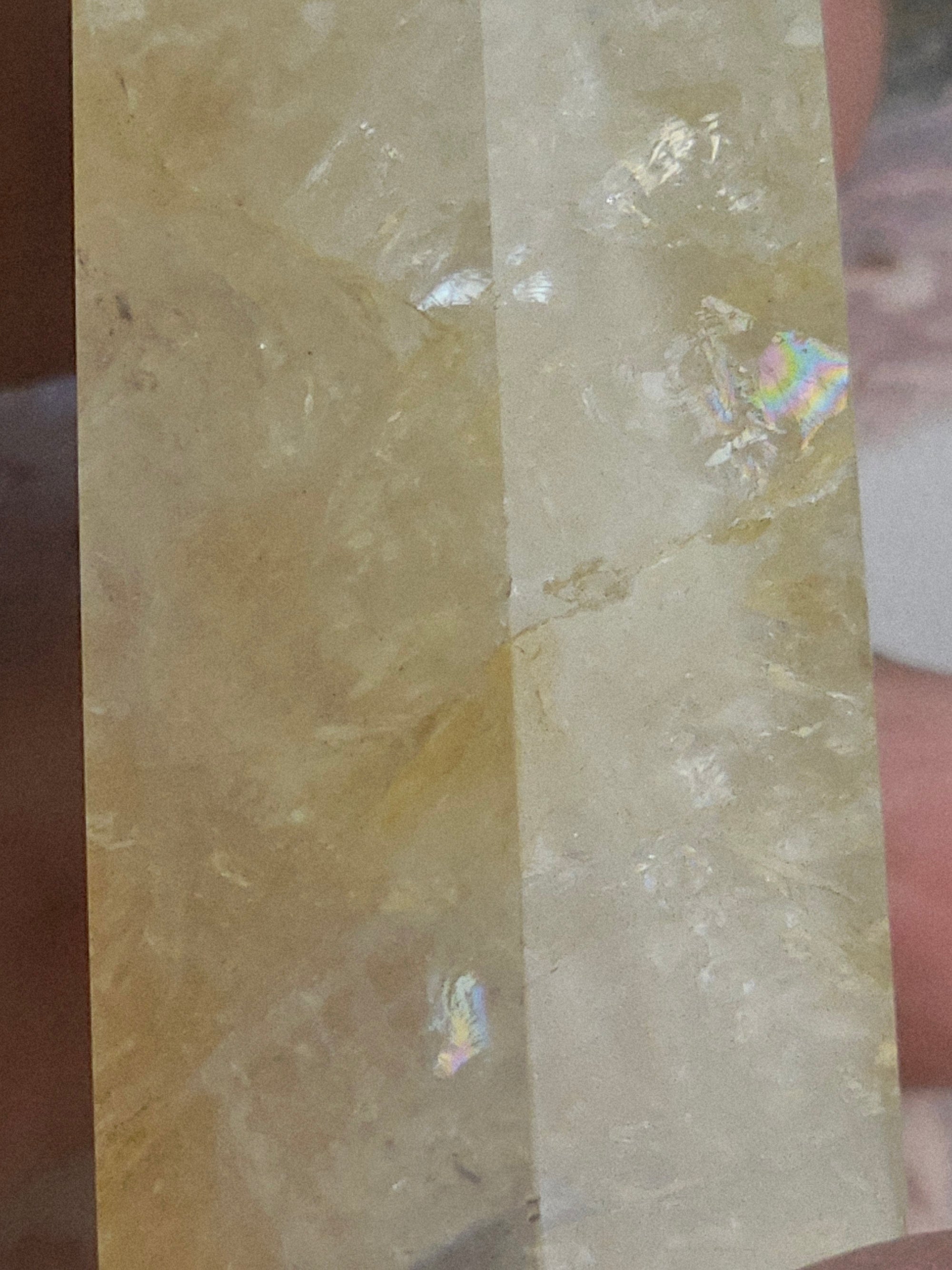 Golden Healer Quartz Tower,  Columbia, Golden Healer with Dendritic, Feng Shui Crystal, Chakra Stone