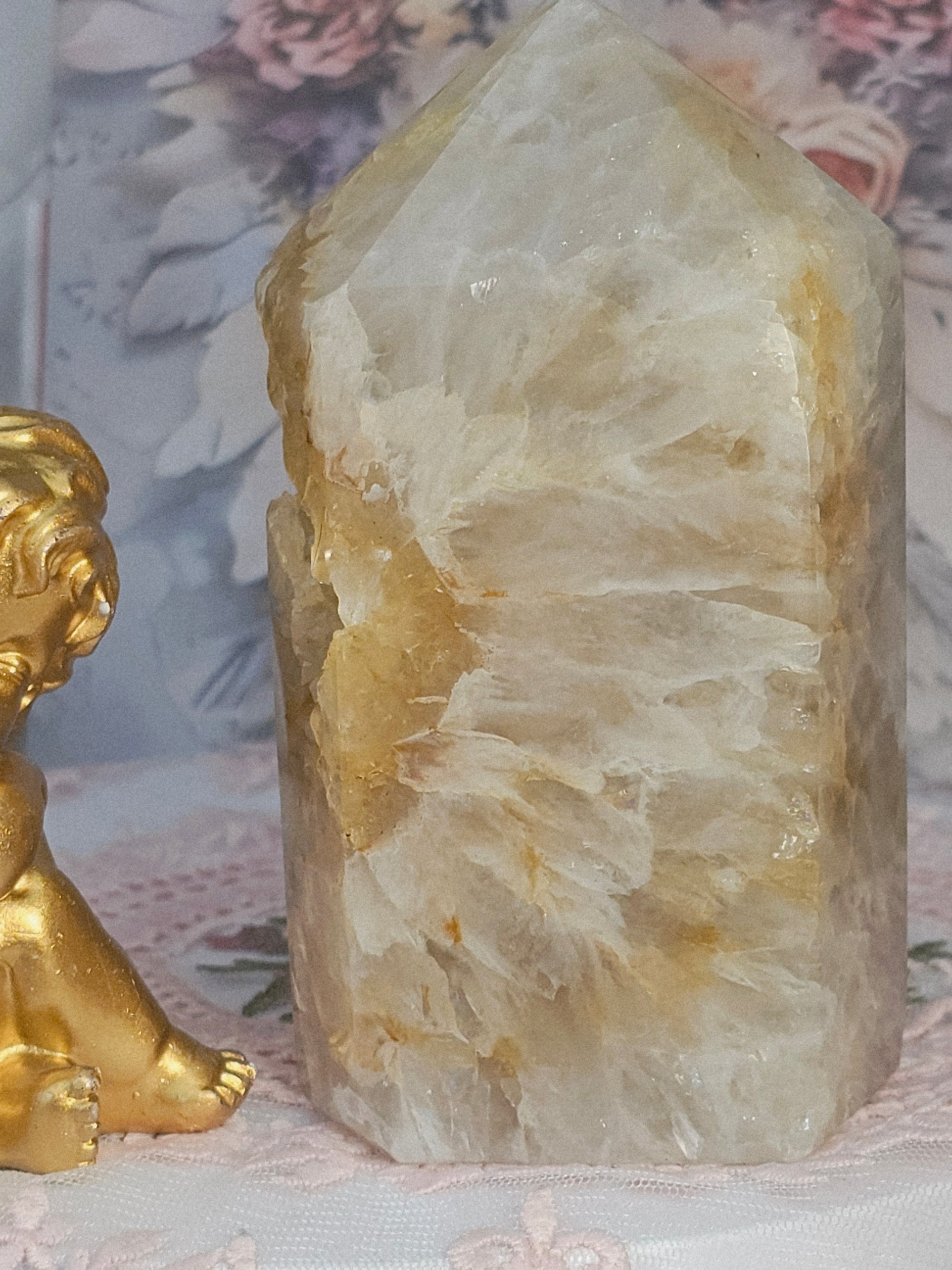 Golden Healer Quartz Tower,  Columbia, Feng Shui Crystal, Chakra Stone (Copy)