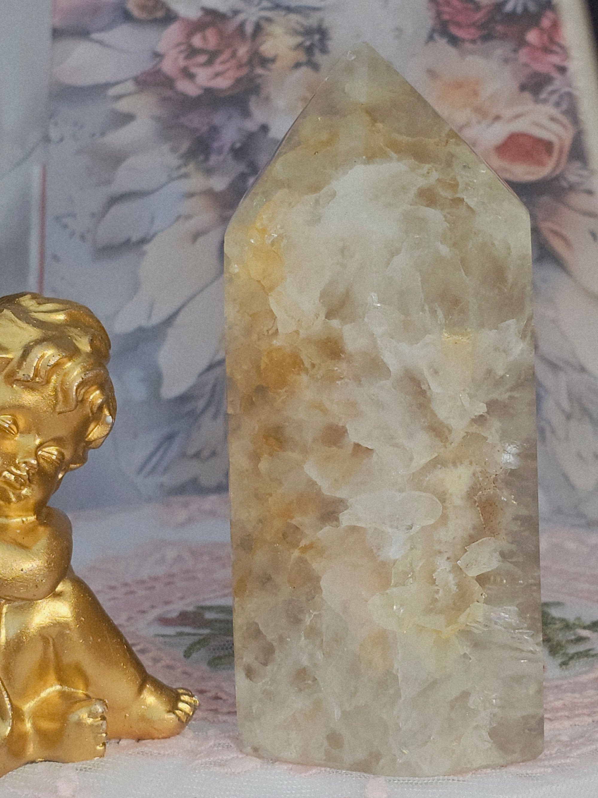Golden Healer Quartz Tower,  Columbia, Feng Shui Crystal, Chakra Stone (Copy)