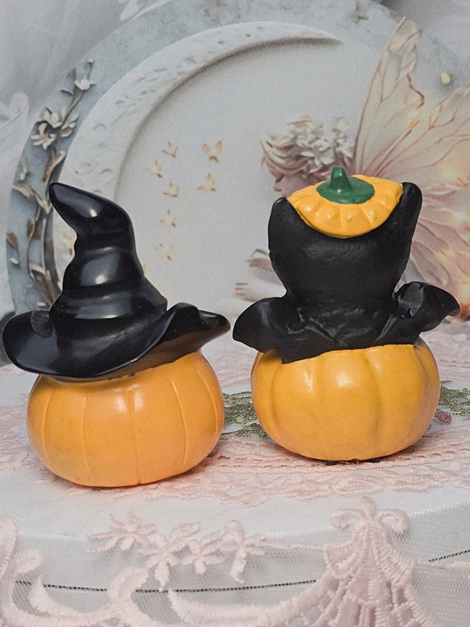 Halloween Obsidian Hand Painted Decoration, Black Obsidian Cat, Cute Halloween Decorations, Home Decor