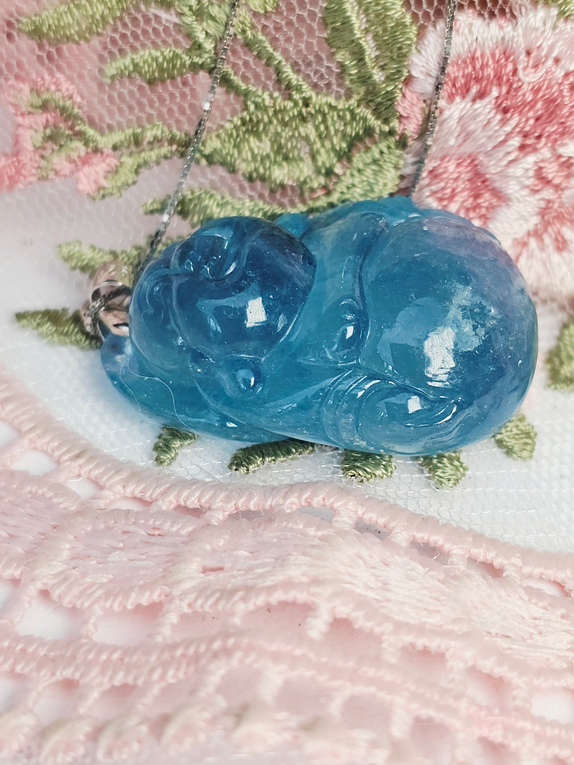 Aquamarine Buddha, Shape Cabochon Gemstone, Aquamarine Jewelry, Buddha Gemstone