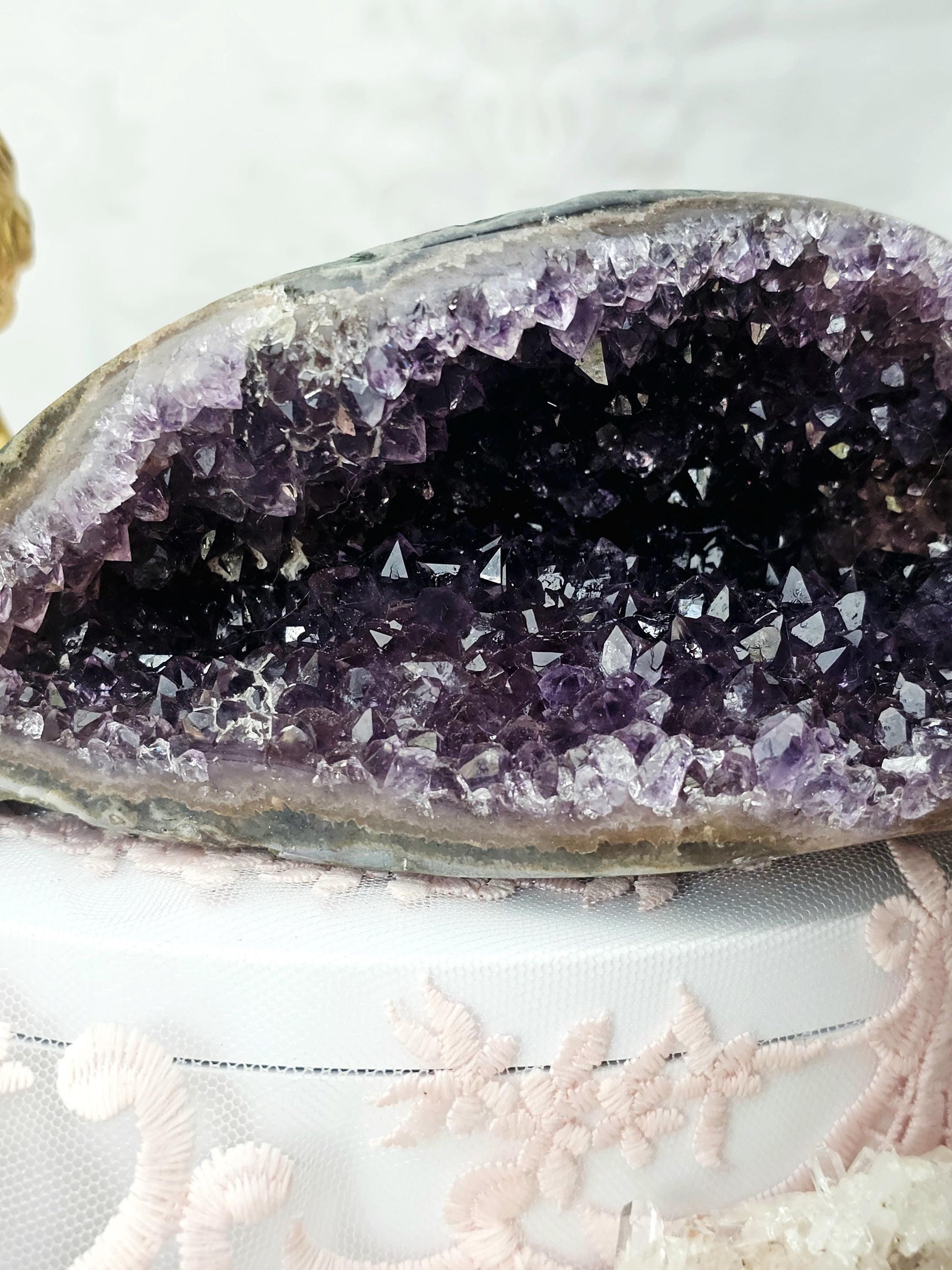 Amethyst Geode Statement Piece, Gift, Amethyst, Brazilian Amethyst