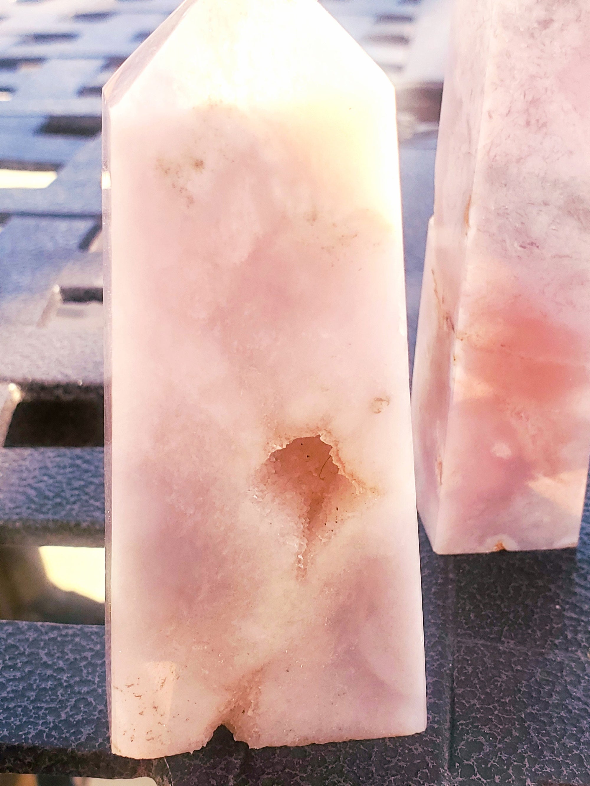 Pink Amethyst Druzy Point , Pink Amethyst Druzy Towers , Gift