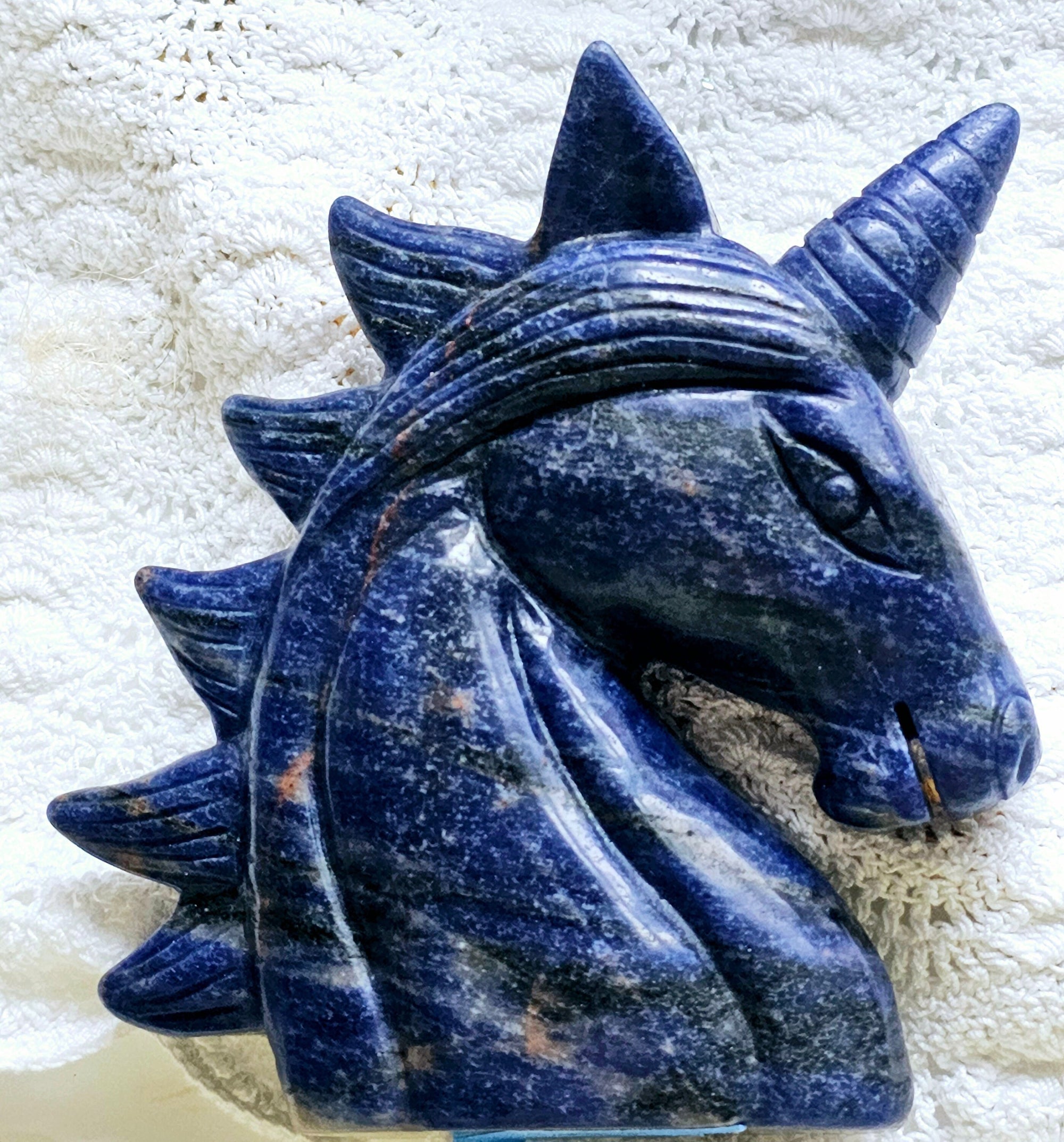 Sodalite Unicorn, Crystal Unicorn, Sodalite, Healing Stone, Crystal, Home Decor