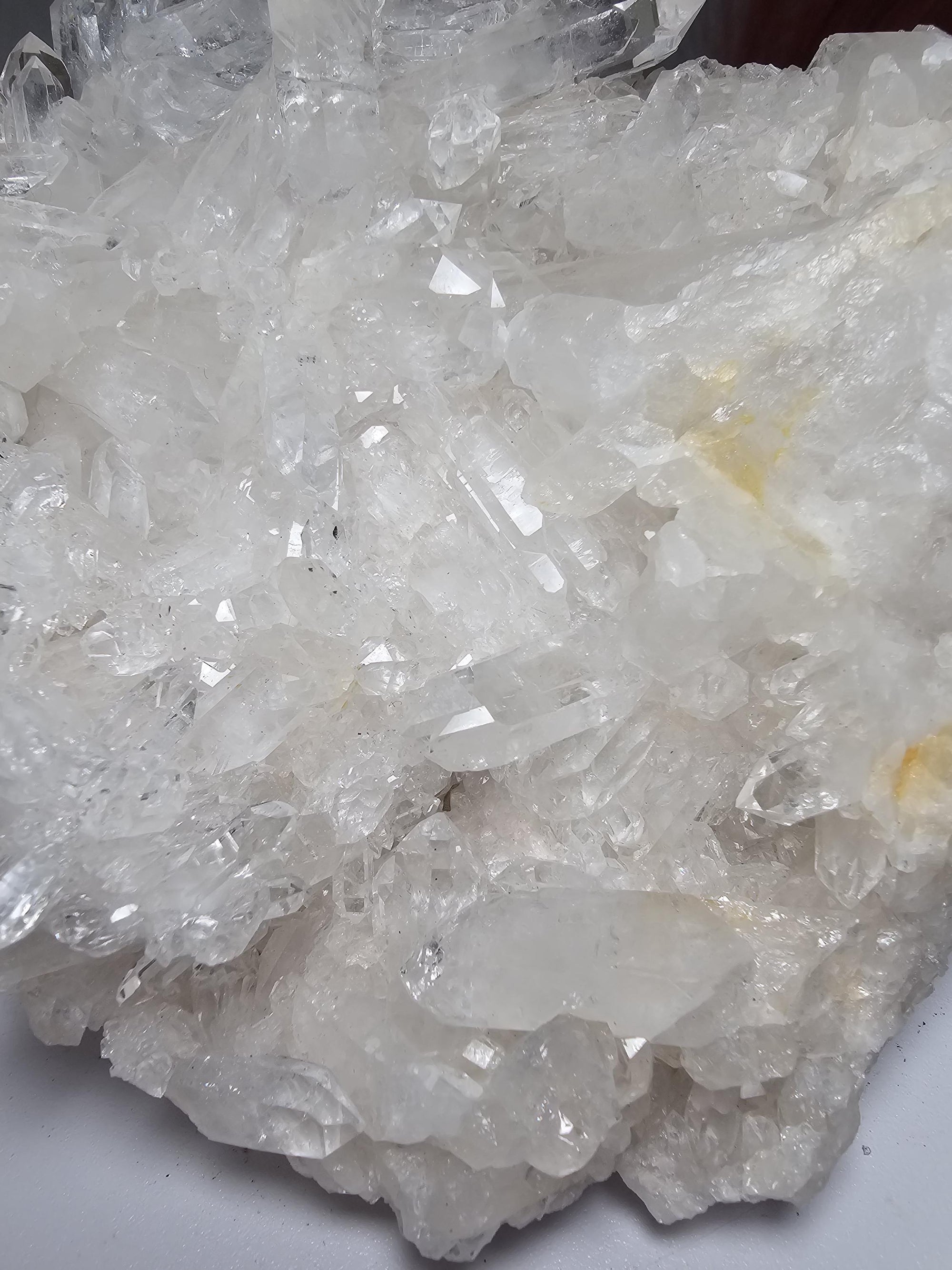 RARE 3lb 9.5 oz Clear Quartz Cluster with Golden Healer,  Columbia, Crystal Cluster