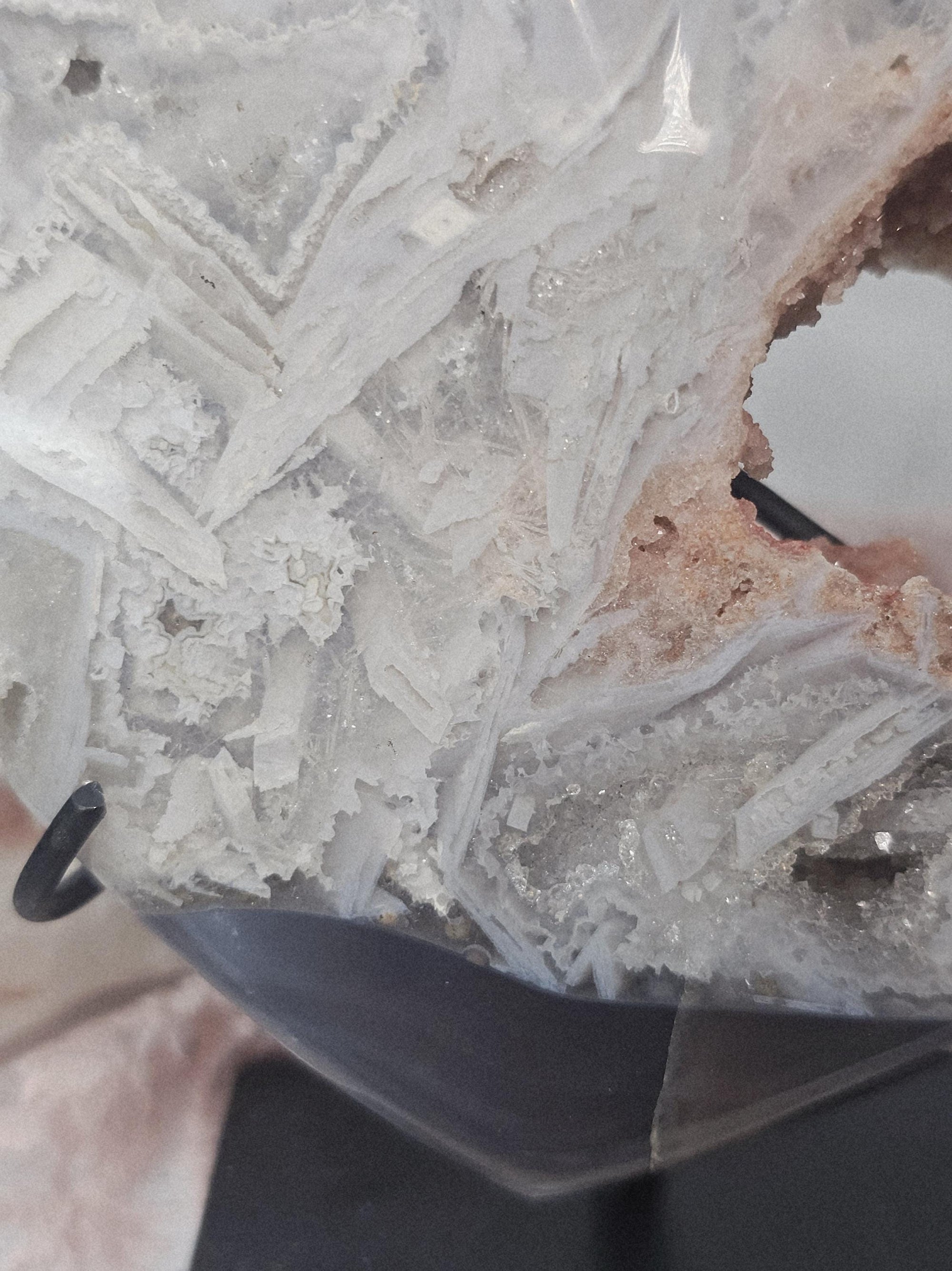 Brazilian Amethyst Druzy Heart, Pink Amethyst Druzy Hearts, Crystal Heart,Gift