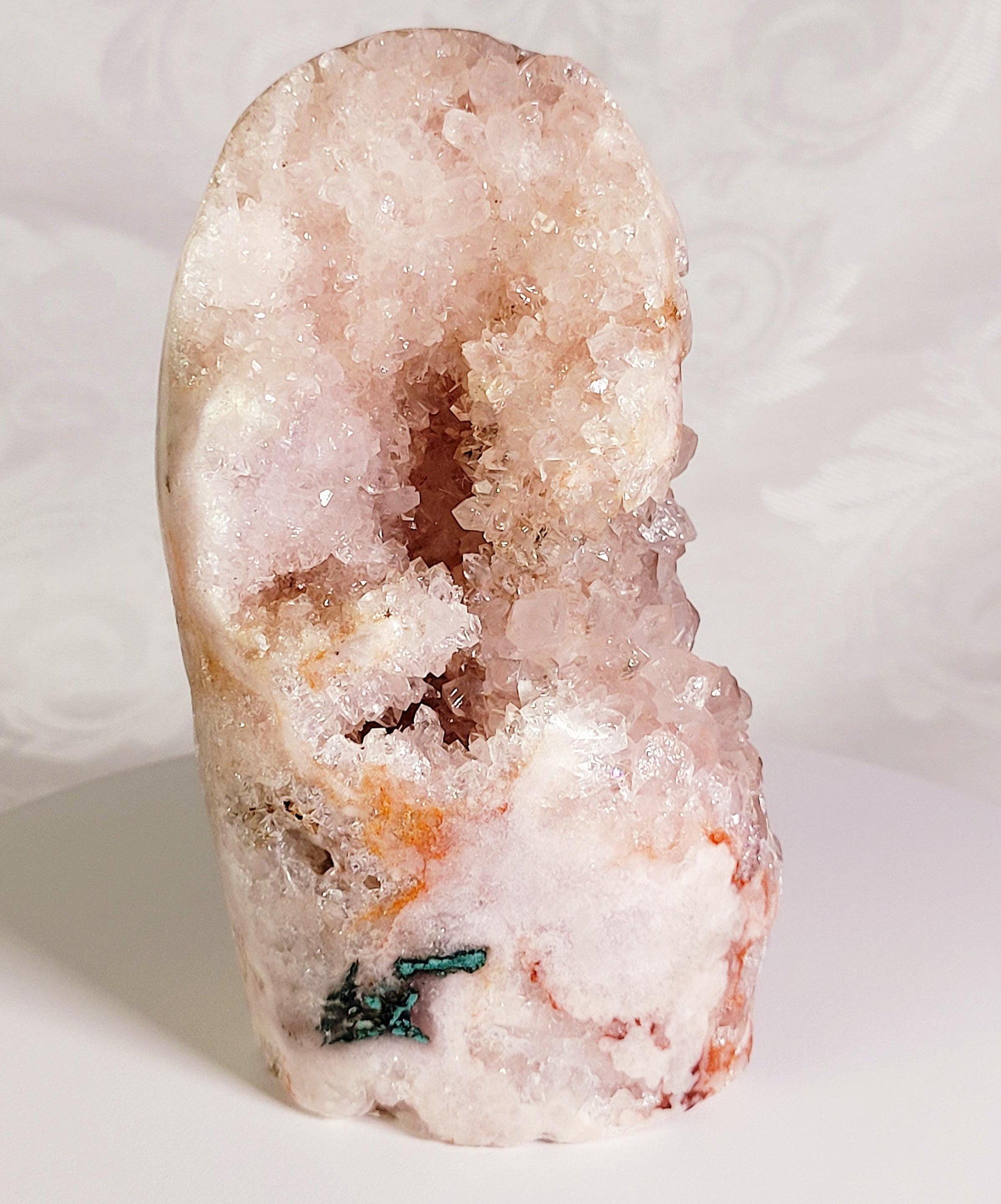 LG Pink Amethyst Freeform, Druzy Freeform , Crystal Art , Gift