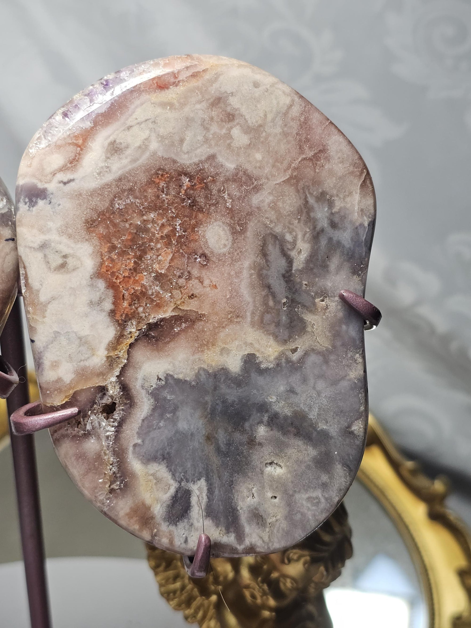 3lb LG Pink Amethyst Wings, Druzy Wings, Crystal Wings , Angel Wings,Gift