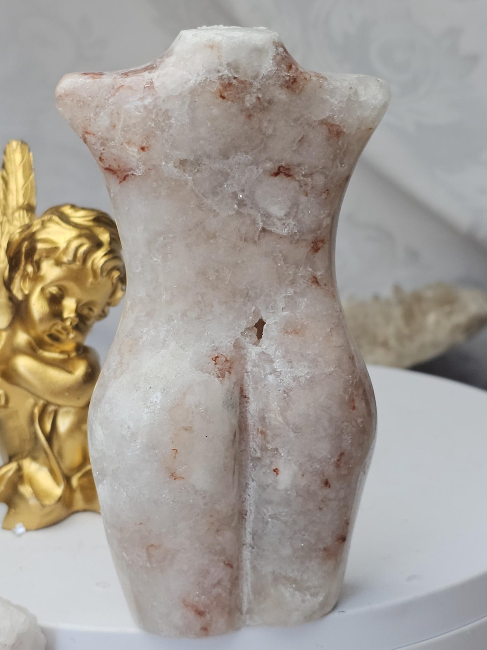LG Pink Amethyst Goddess Body, Goddess Body, Gift, Statement Piece