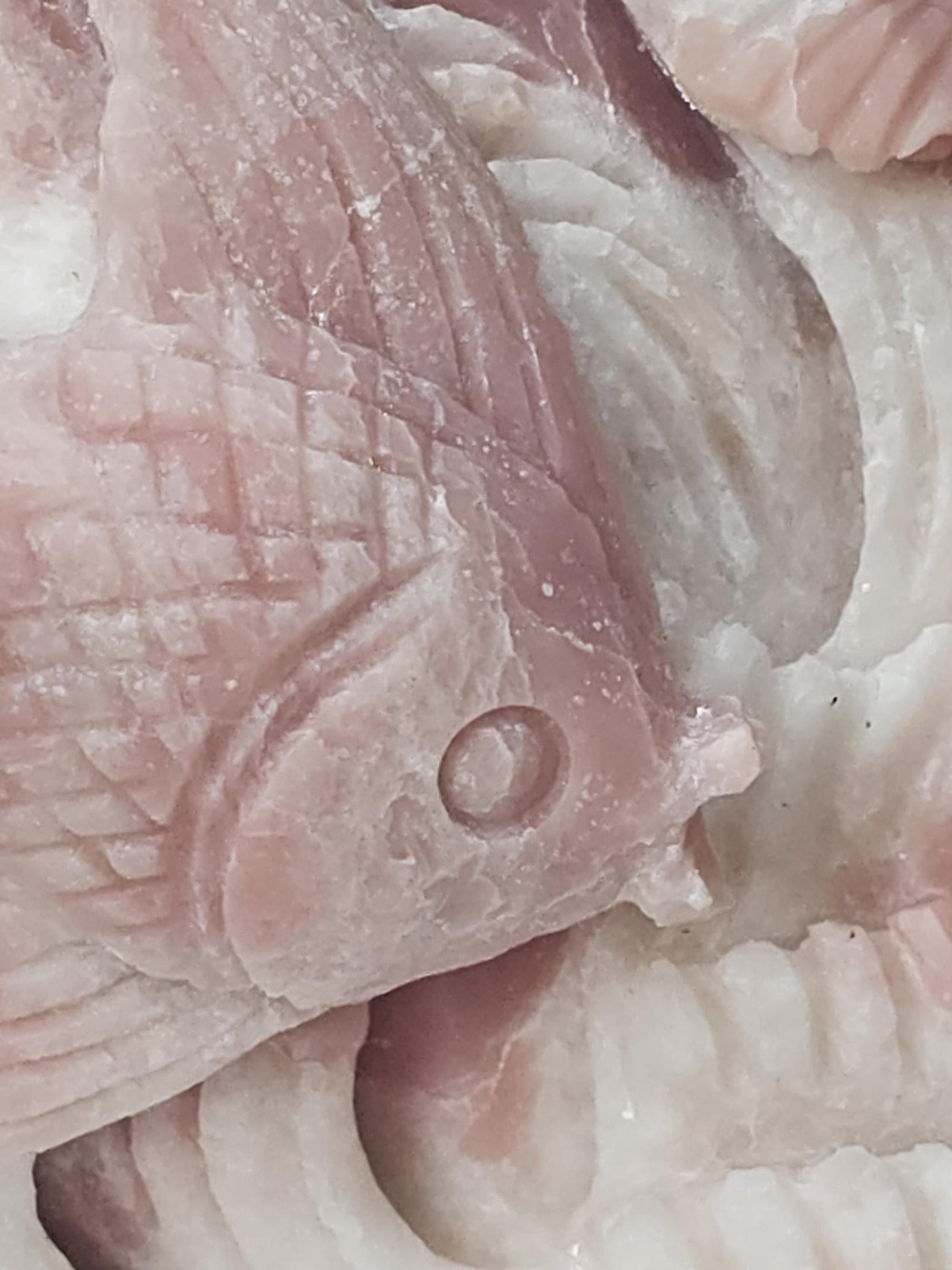 Pink Opal fish, Pink Opal, Pink Fish, Crystal Sculpture, Statement Piece,