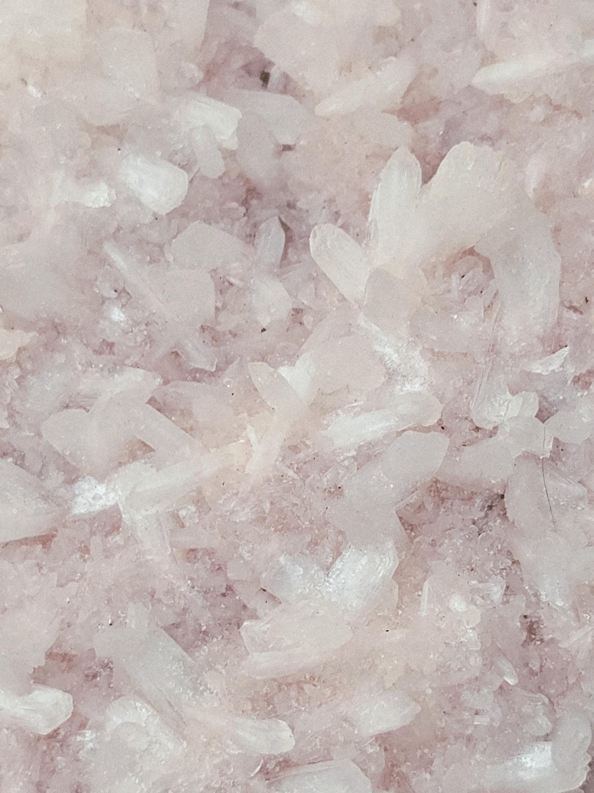 RARE Pink Sugar Apophyllite with Stillbite from India , Apophyllite, Crystal, Crystal