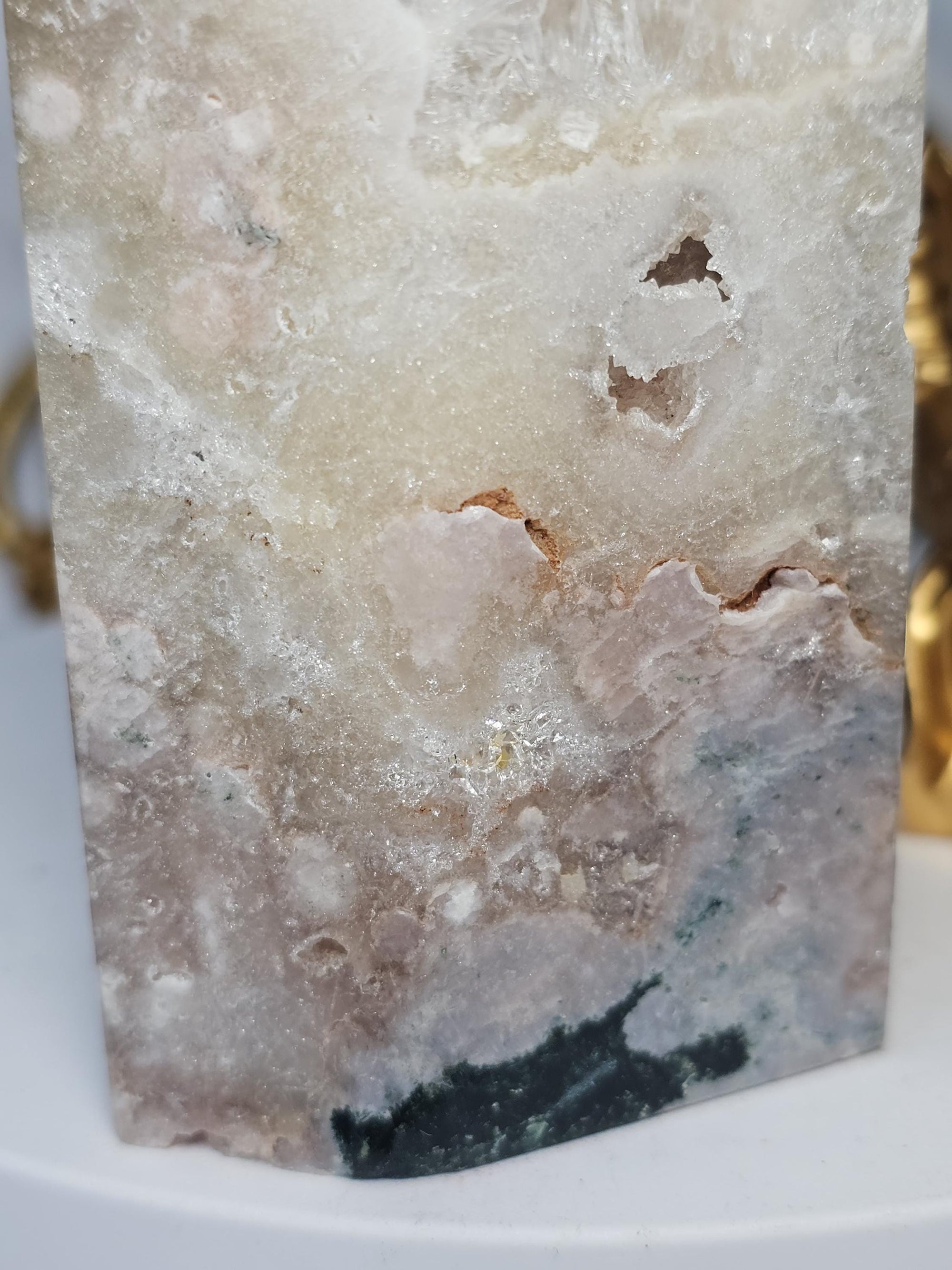 Pink Amethyst Tower, Druzy Tower, Crystal Tower ,Gift