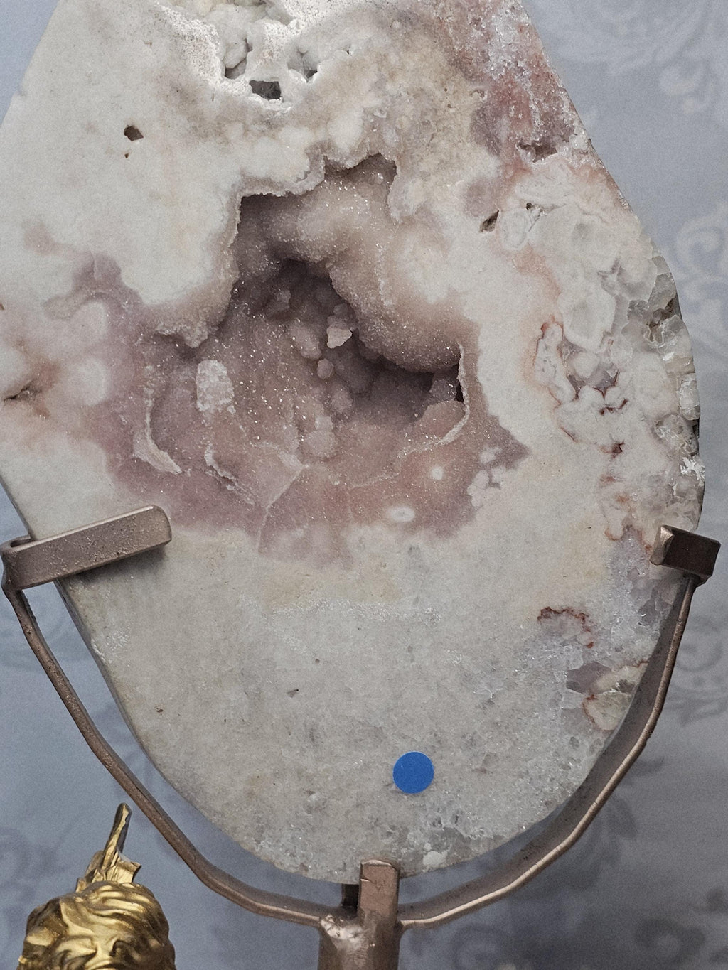 LG 4.86 lb Pink Amethyst Slab, Pink Amethyst, Gift, Statement Piece