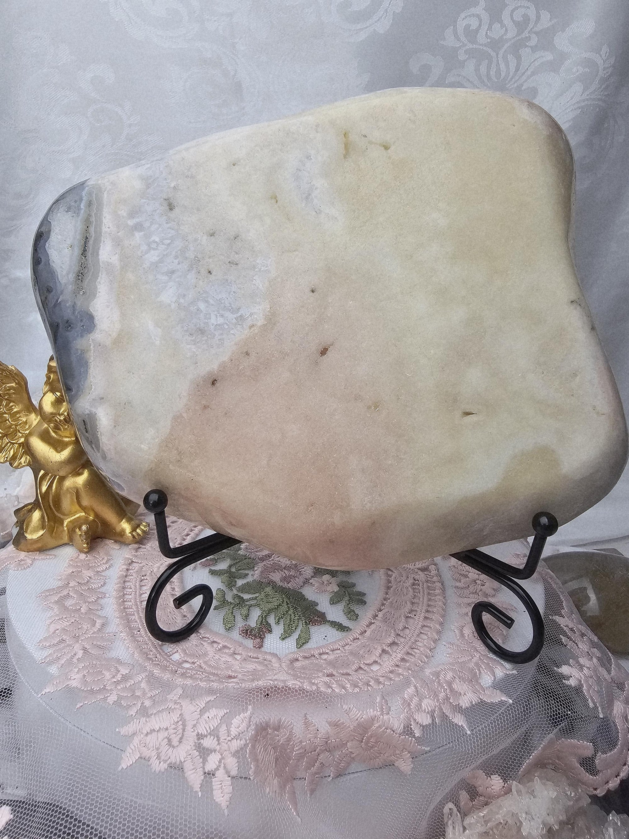 LG Pink Amethyst Bowl, Handmade Bowl, Bowl, Crystal Bowl