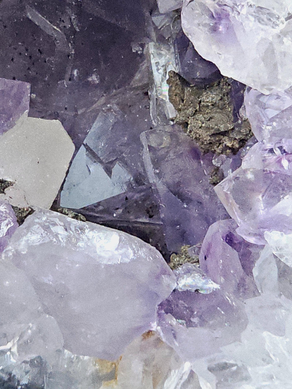 Amethyst Cathedral, Statement Piece, Gift, Amethyst and Calcite