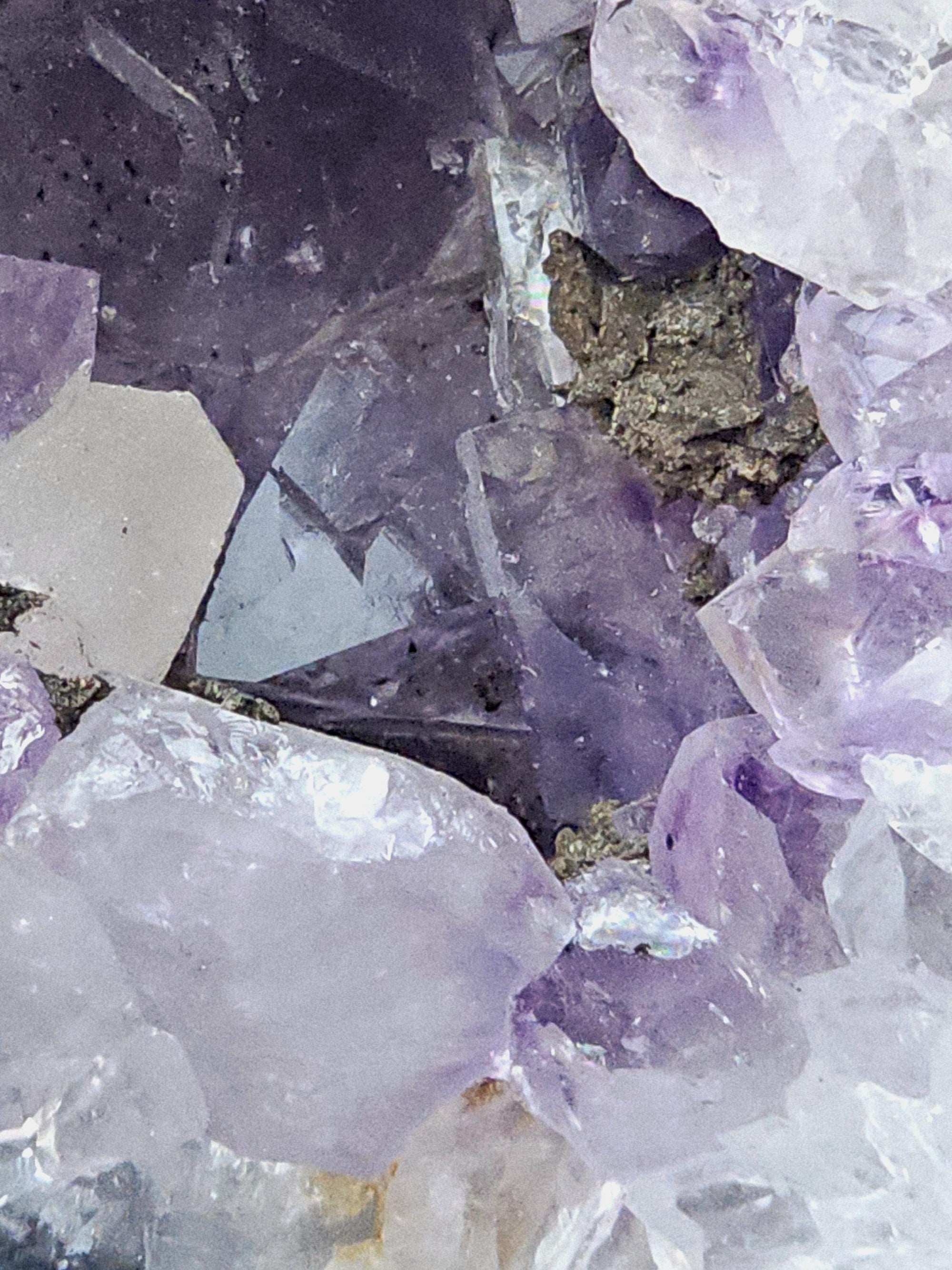 Amethyst Cathedral, Statement Piece, Gift, Amethyst and Calcite