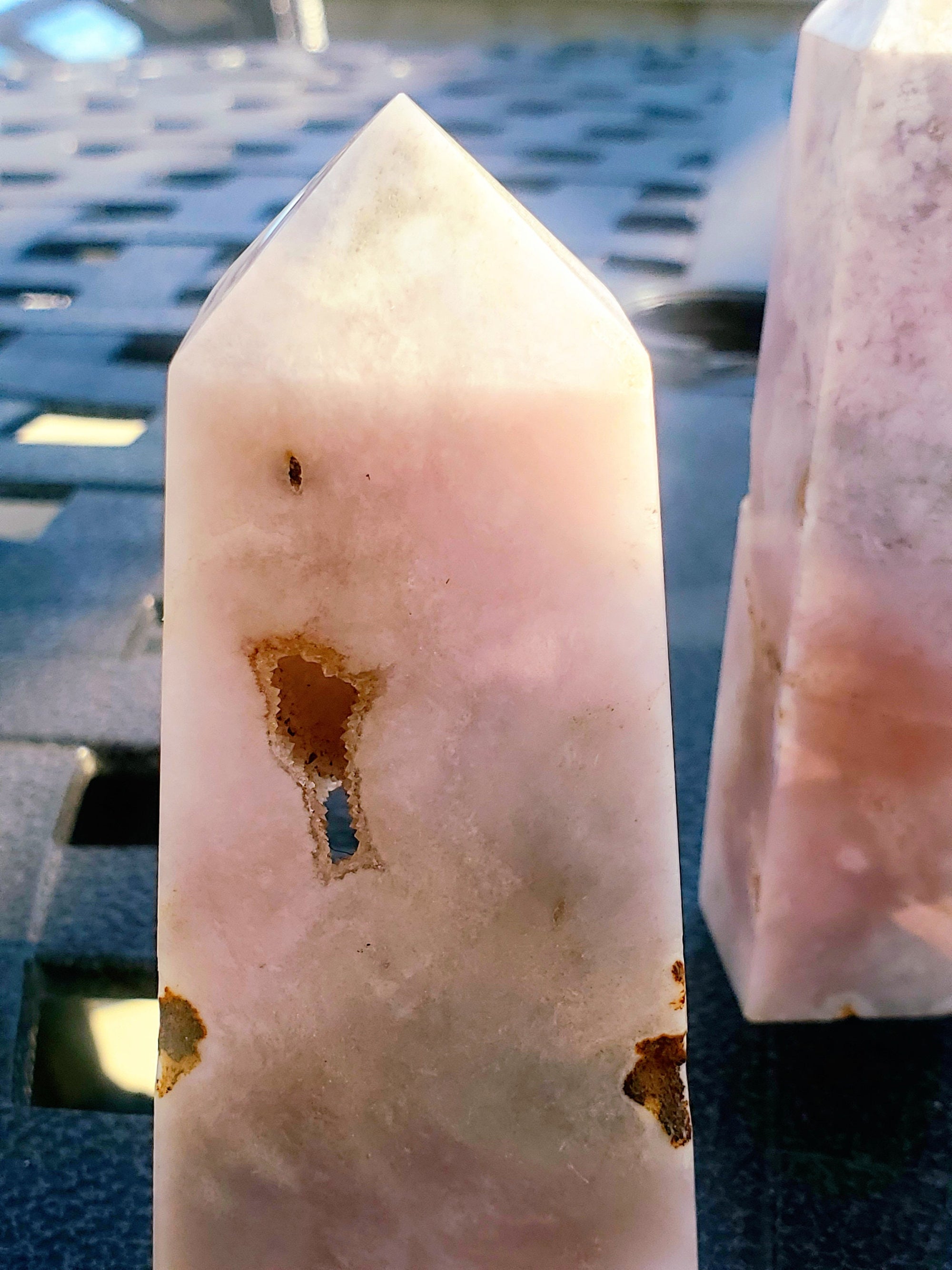 Pink Amethyst Druzy Point , Pink Amethyst Druzy Towers , Gift