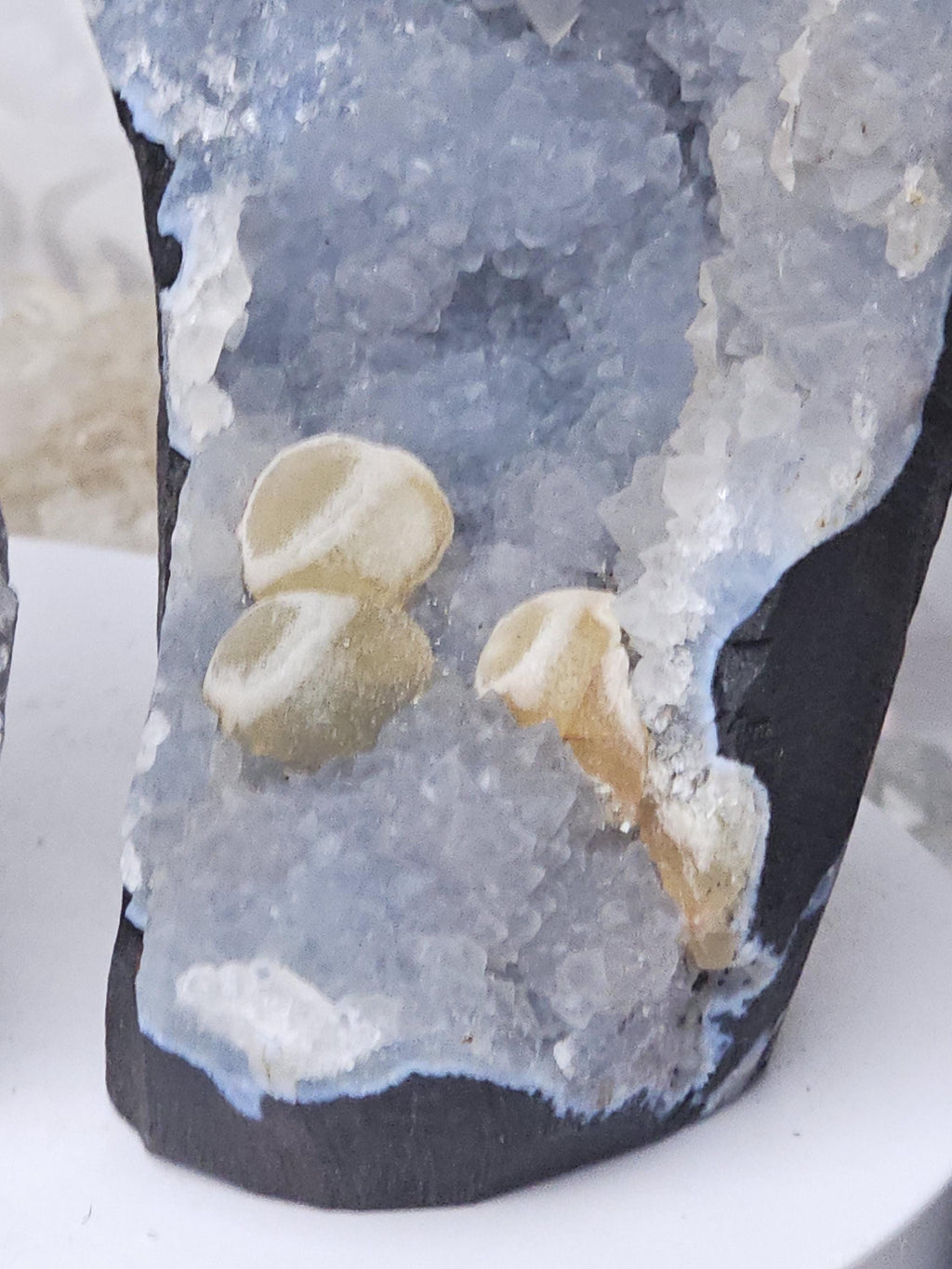 Rare Fluorite Freeform,Fluorite, Blue Chalchedony