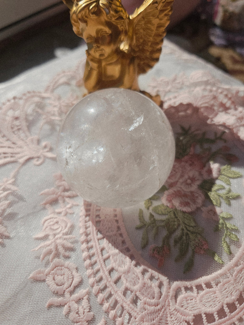 Clear Quartz Sphere, Crystal Ball, Crystals, Gift for Her