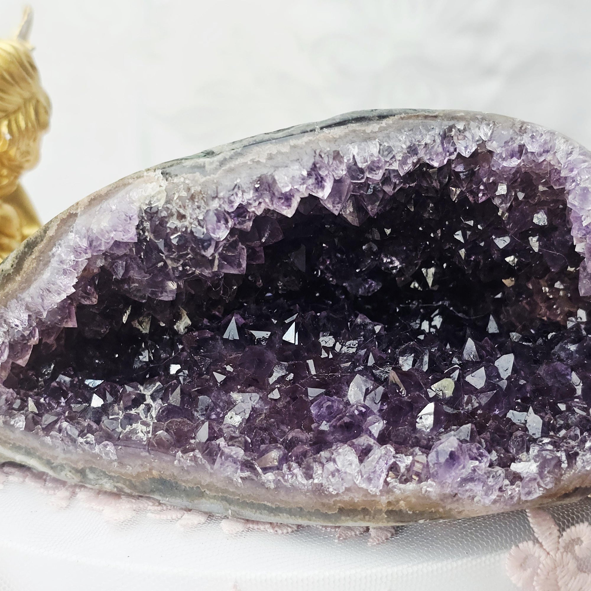 Amethyst Geode Statement Piece, Gift, Amethyst, Brazilian Amethyst
