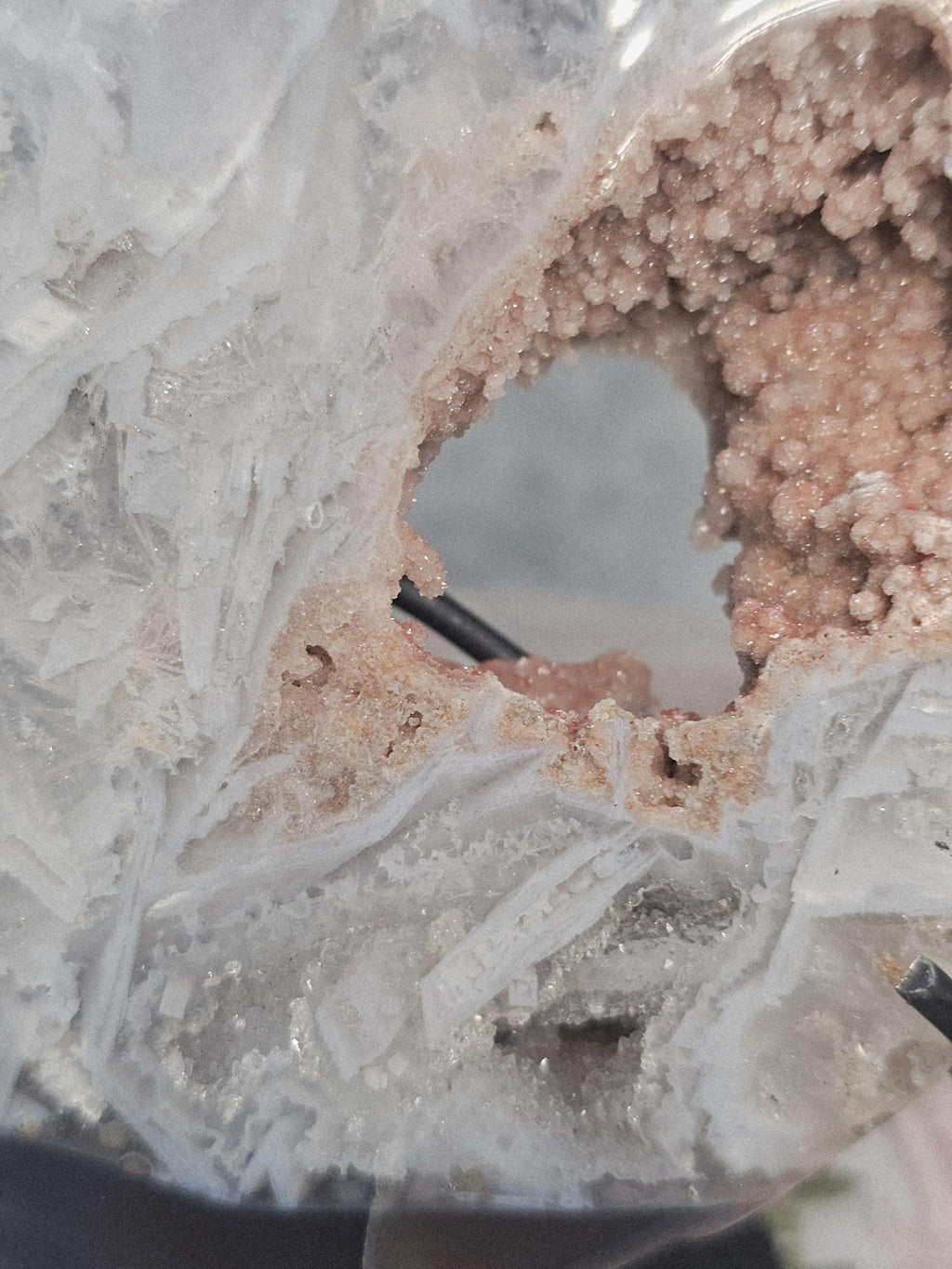 Brazilian Amethyst Druzy Heart, Pink Amethyst Druzy Hearts, Crystal Heart,Gift