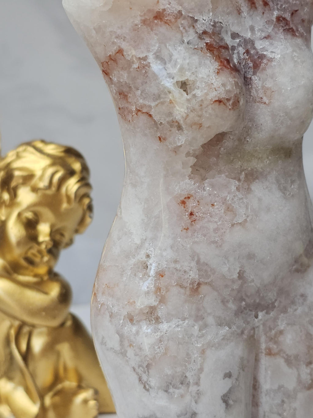 LG Pink Amethyst Goddess Body, Goddess Body, Gift, Statement Piece