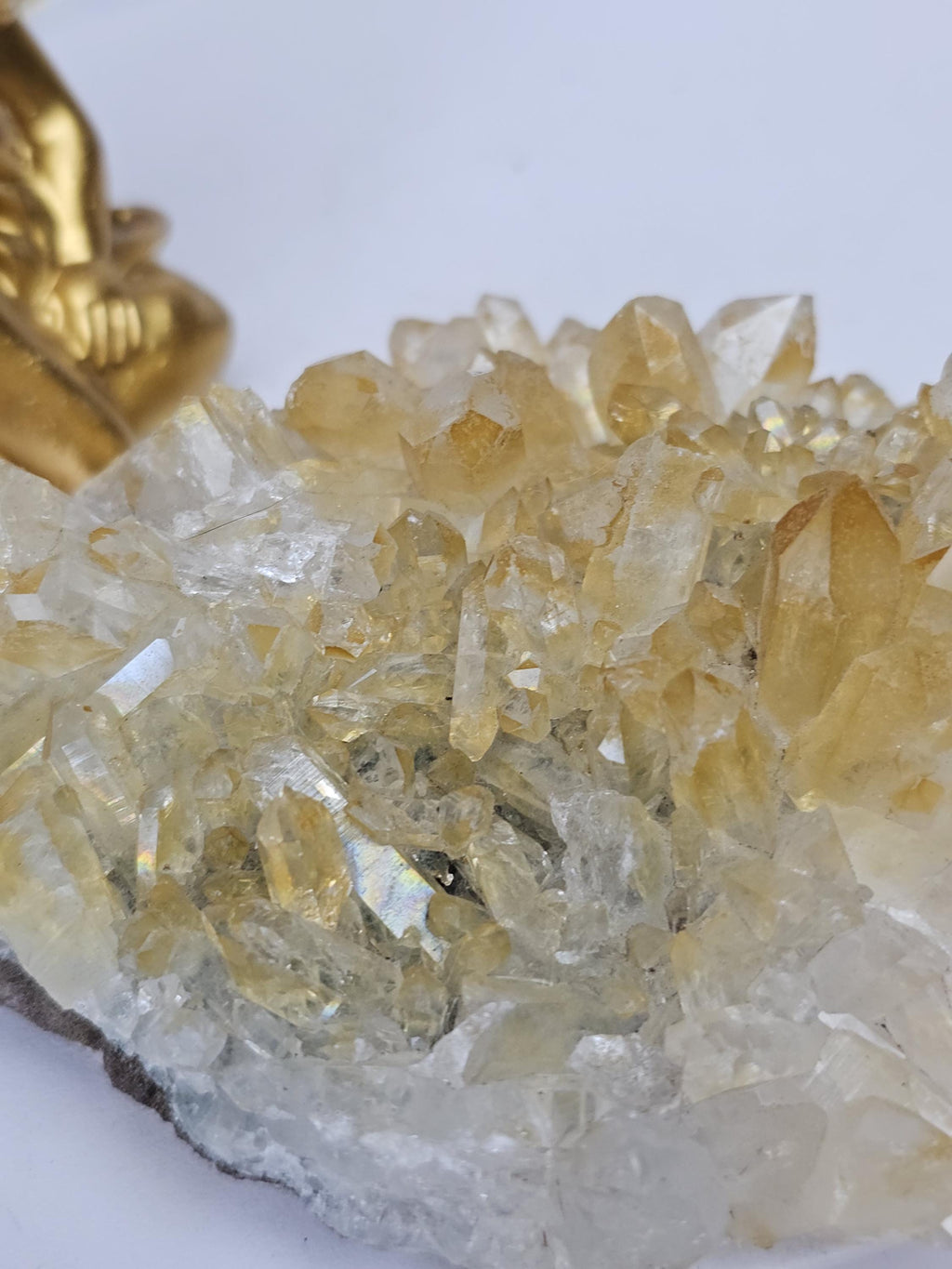 RARE Golden Healer Quartz Cluster,  Columbia, Crystal Cluster