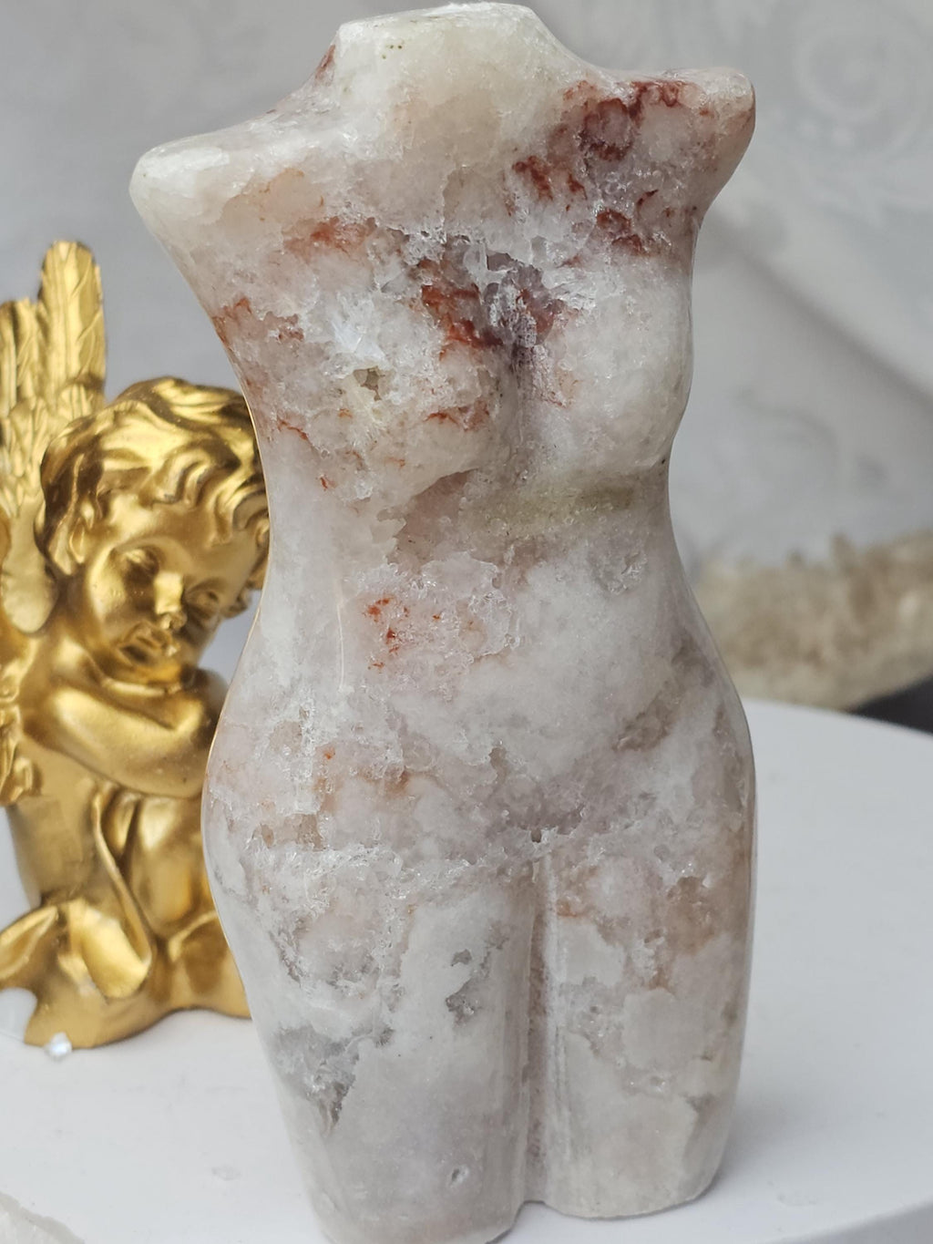 LG Pink Amethyst Goddess Body, Goddess Body, Gift, Statement Piece