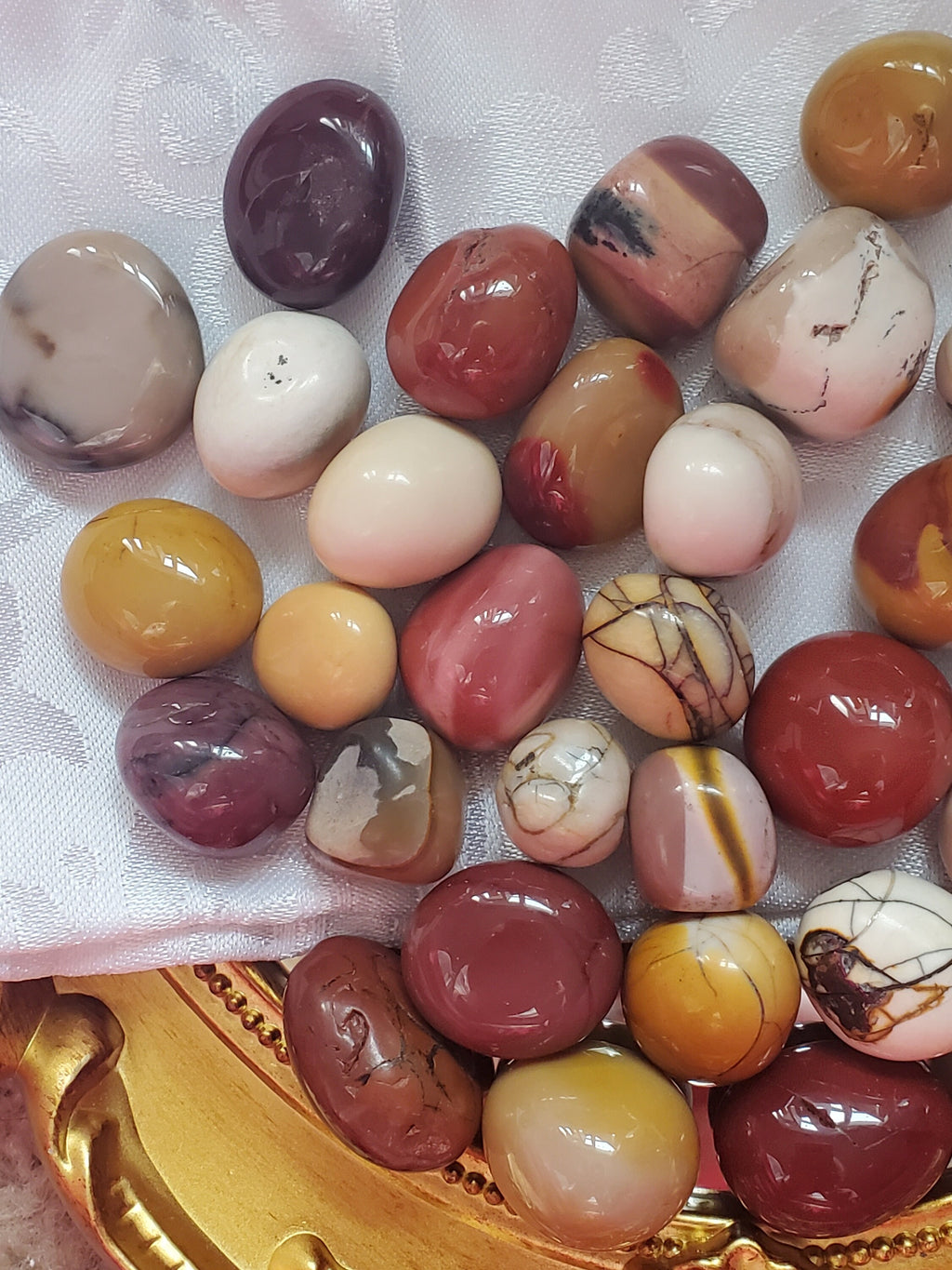 Mookaite Tumbled Stones, Mookaite Jasper,  Australia Mookaite, Chakra Stones, Healing Stone, Chakra,tumble,Gift Bag,