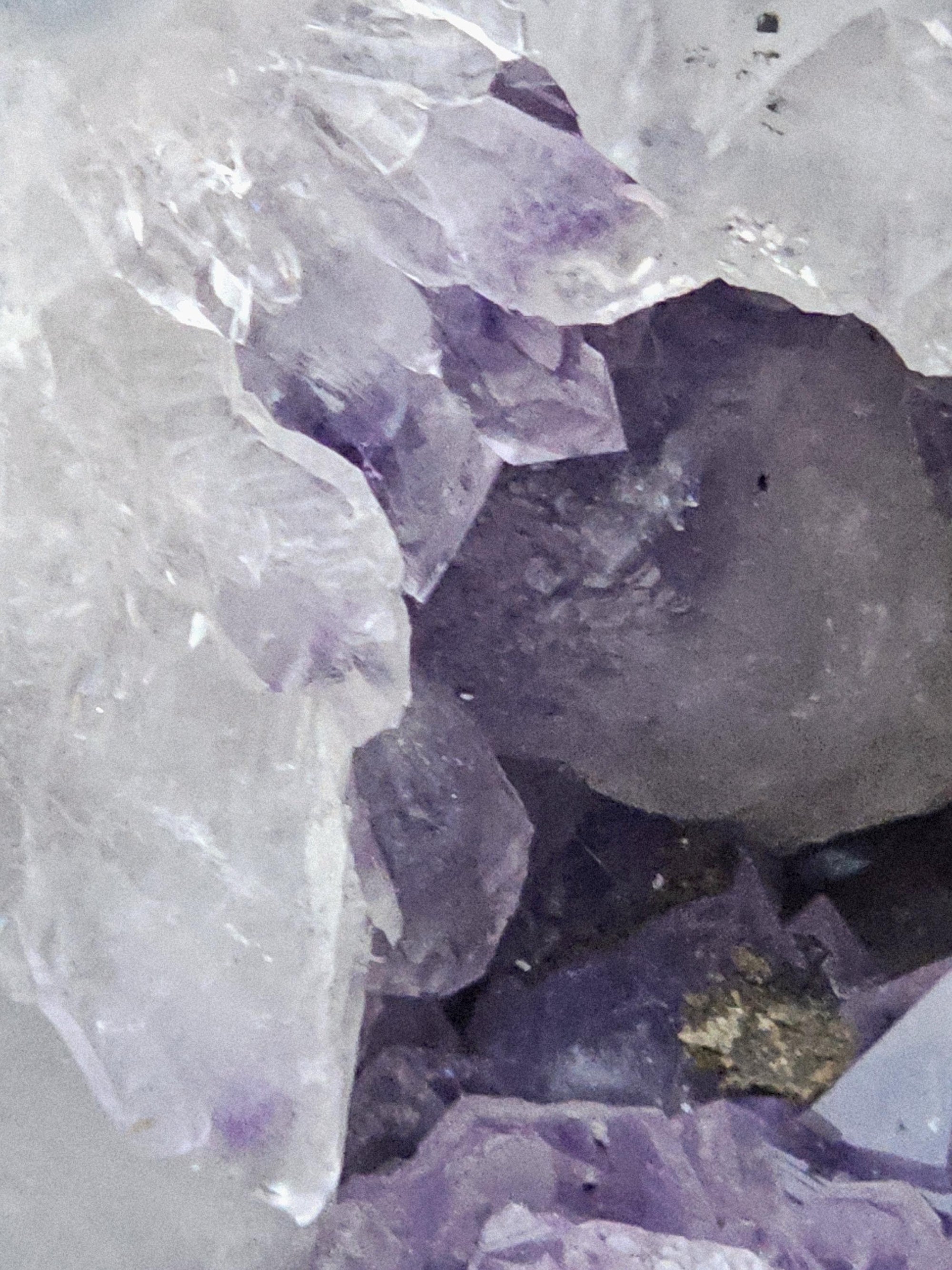 Amethyst Cathedral, Statement Piece, Gift, Amethyst and Calcite