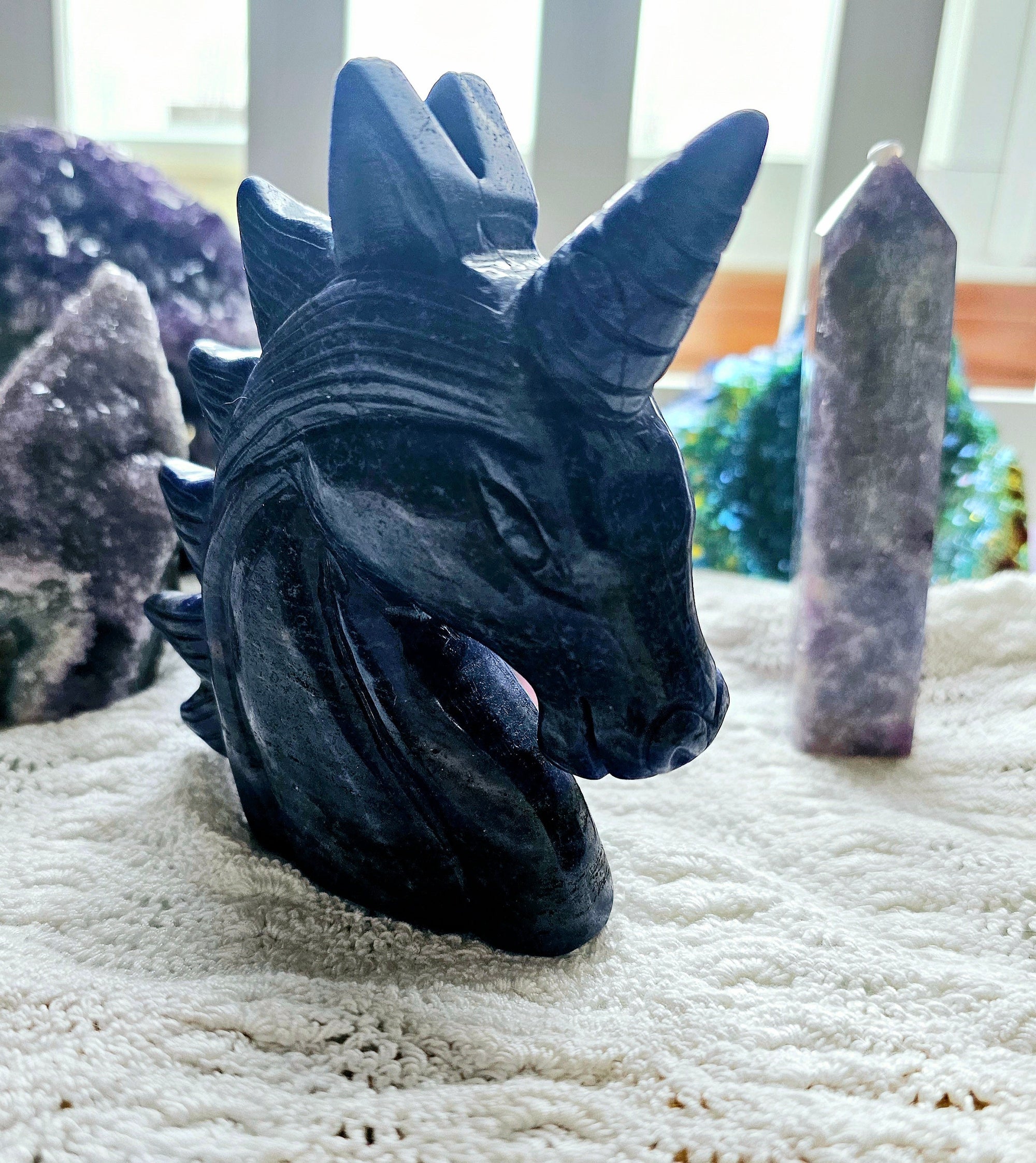 Sodalite Unicorn, Crystal Unicorn, Sodalite, Healing Stone, Crystal, Home Decor