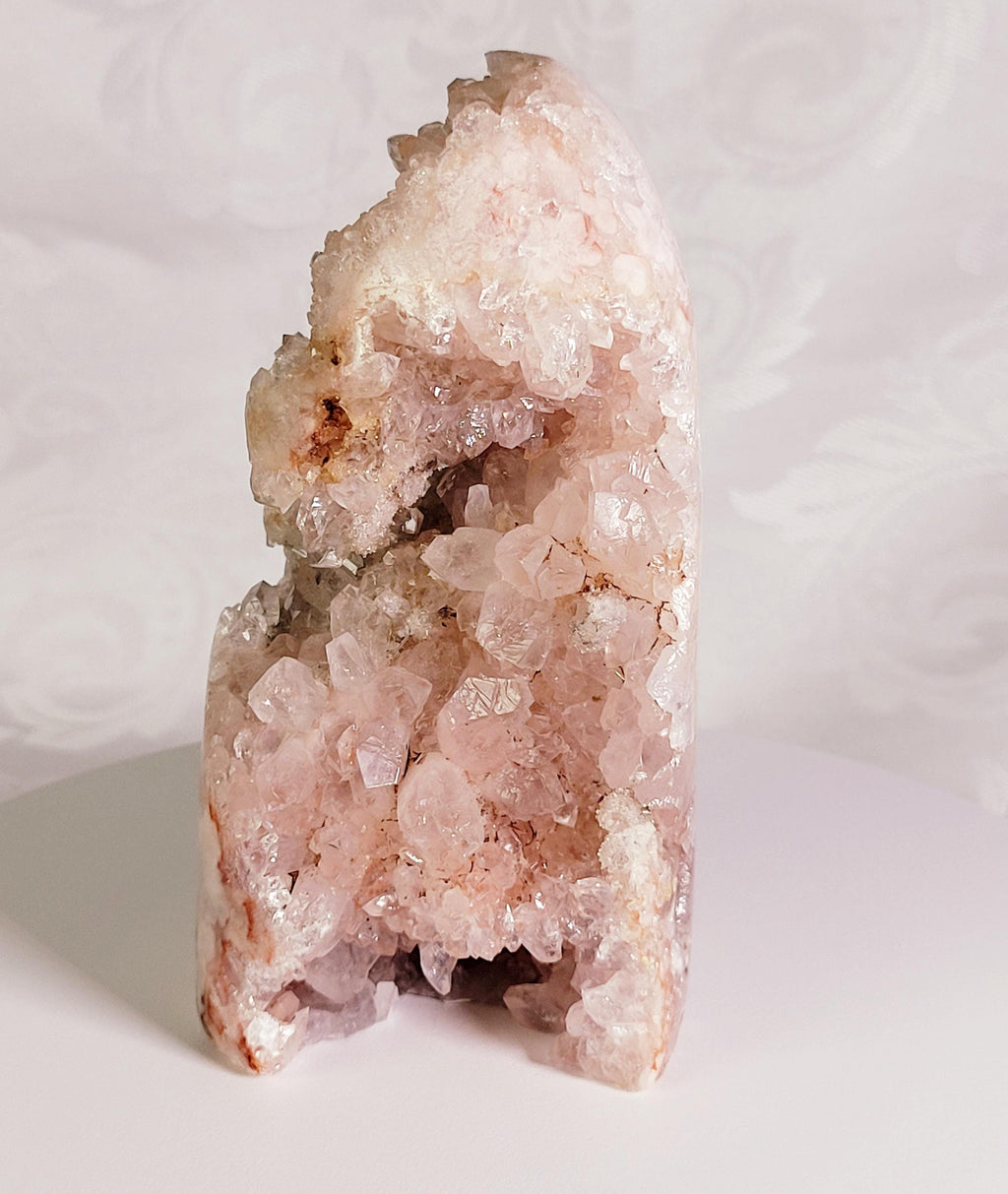 LG Pink Amethyst Freeform, Druzy Freeform , Crystal Art , Gift