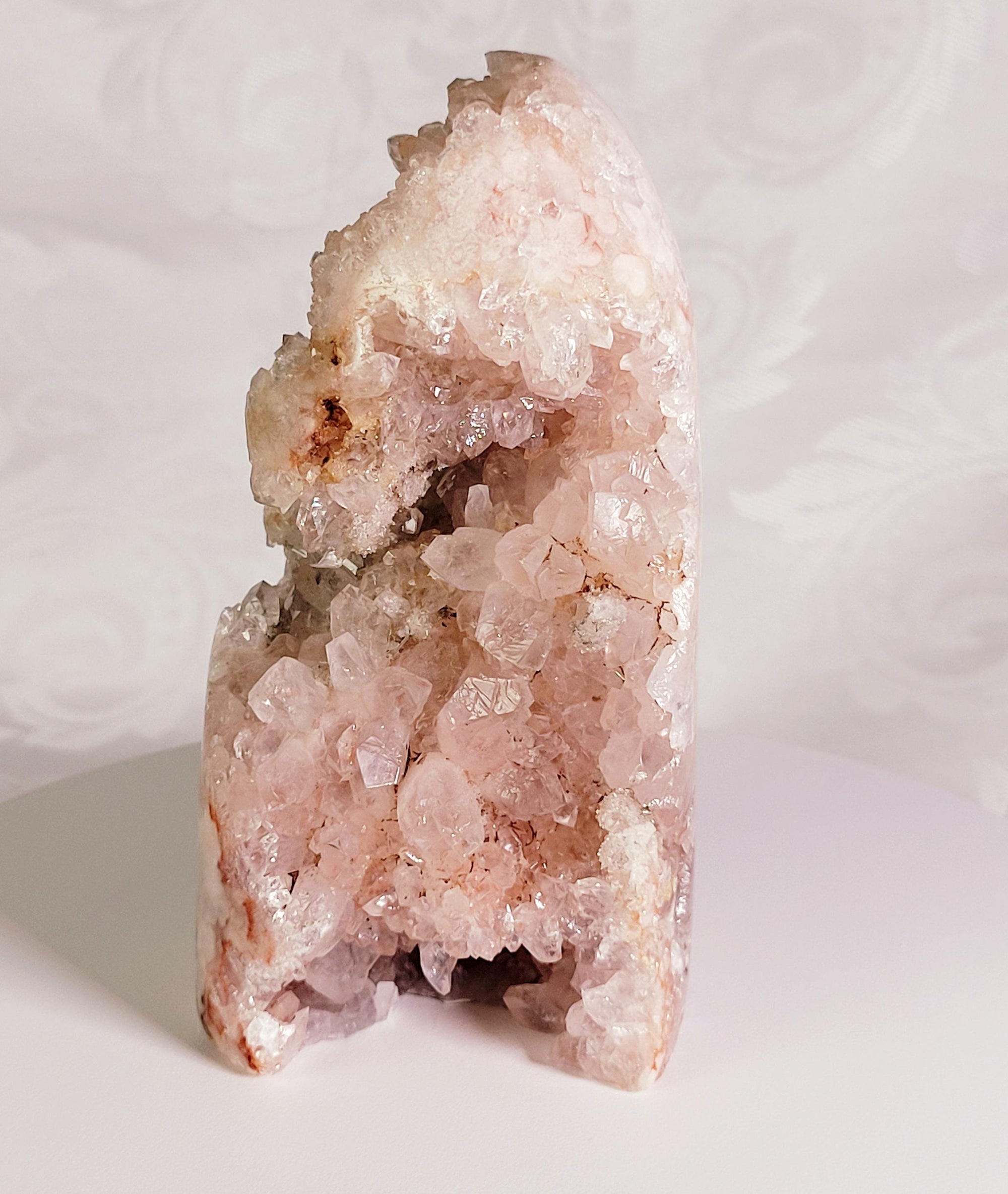 LG Pink Amethyst Freeform, Druzy Freeform , Crystal Art , Gift