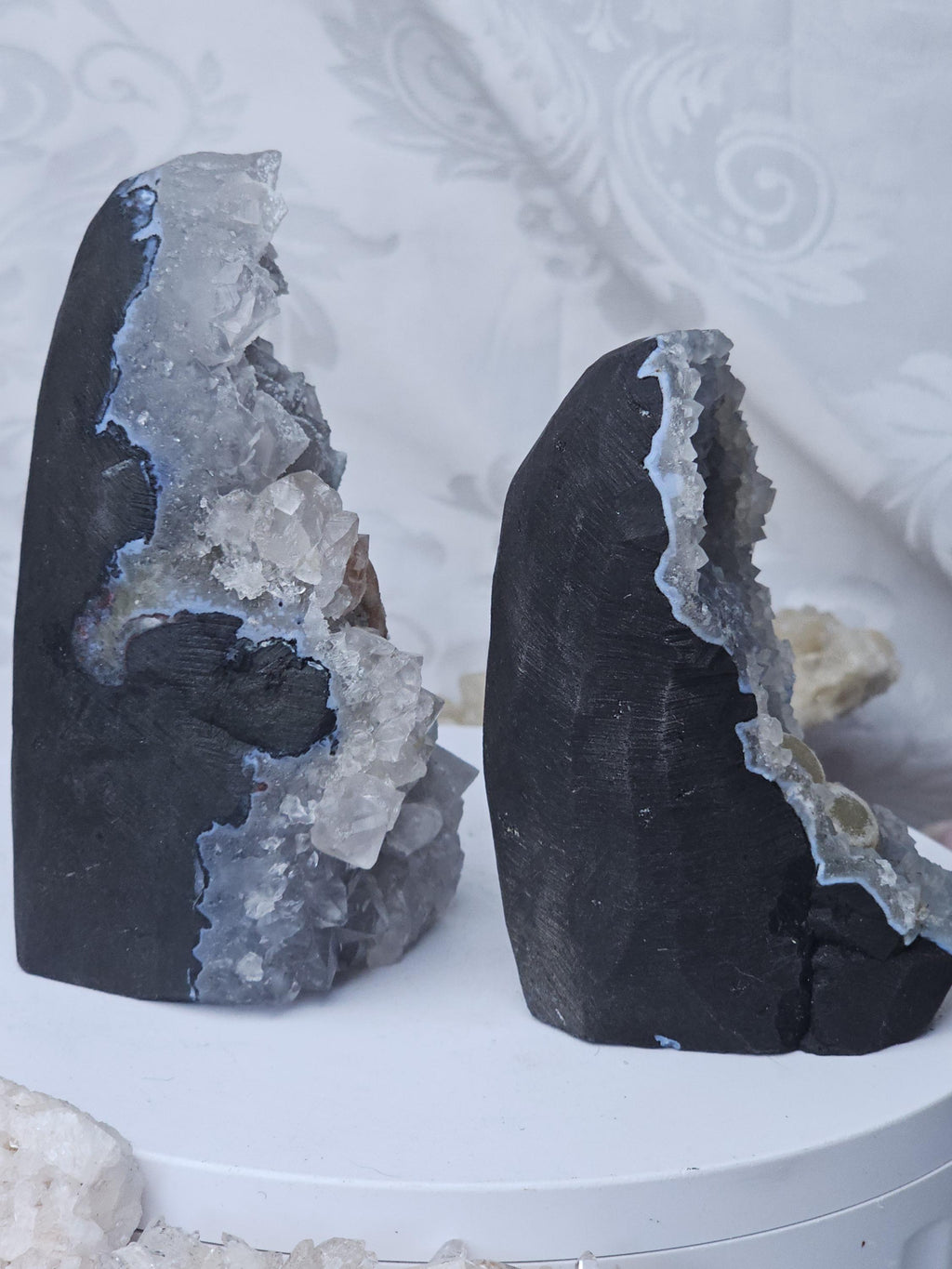 Rare Fluorite Freeform,Fluorite, Blue Chalchedony