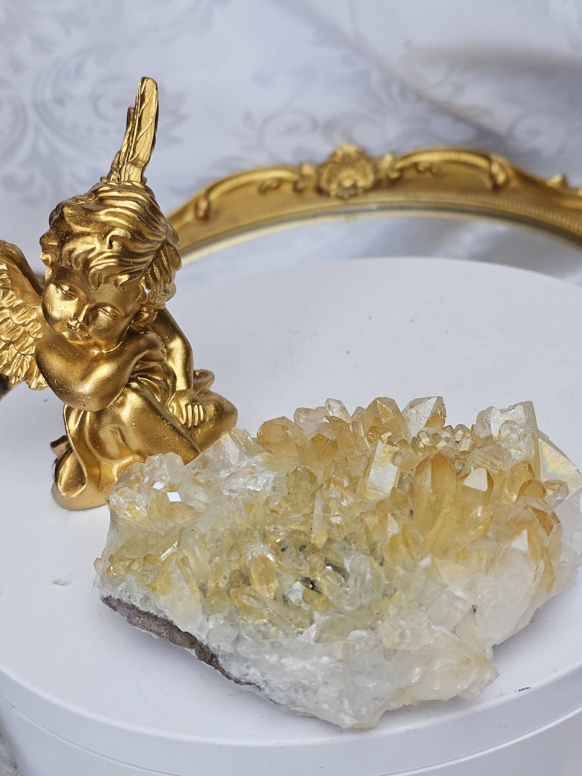 RARE Golden Healer Quartz Cluster,  Columbia, Crystal Cluster