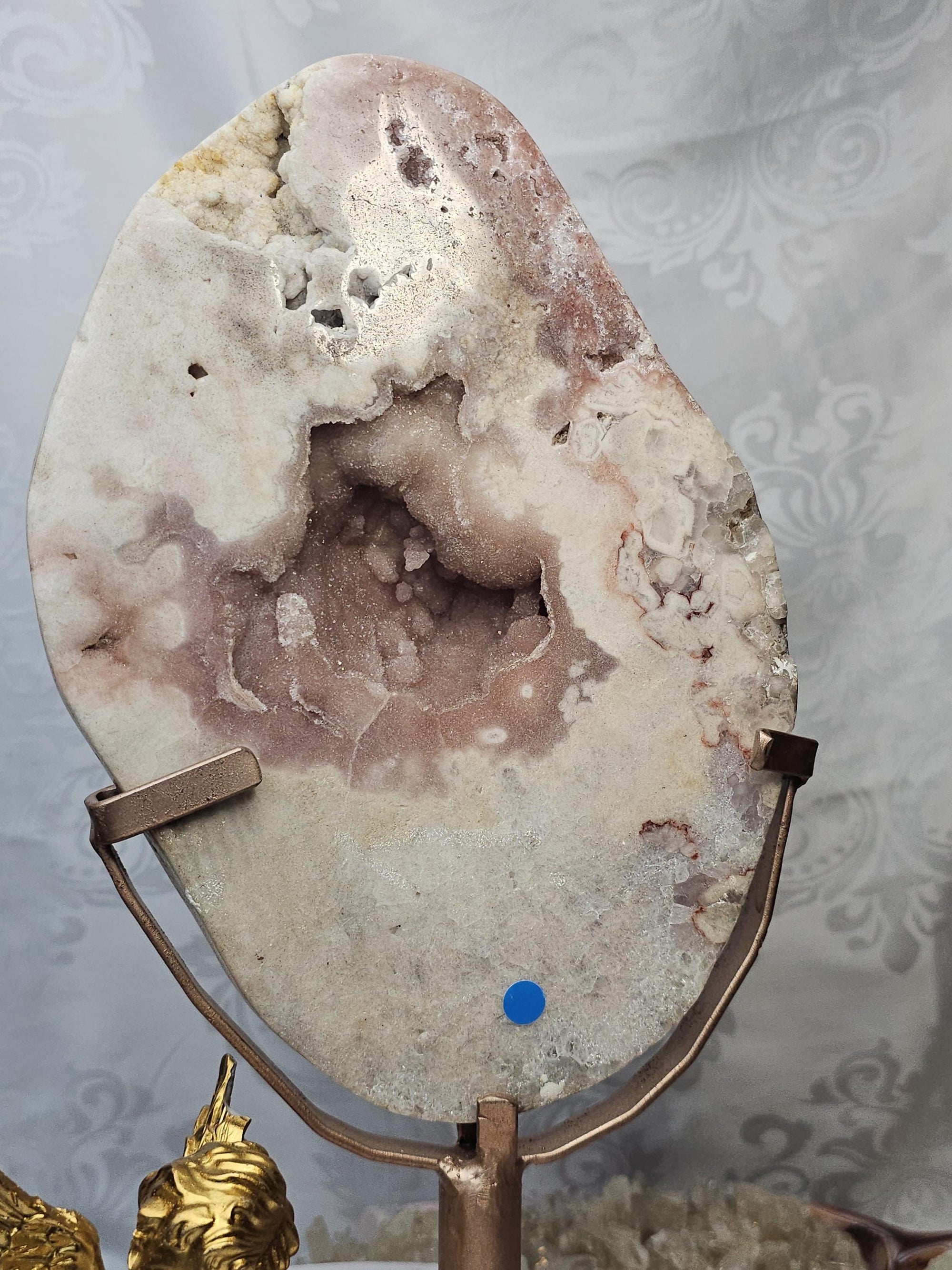 LG 4.86 lb Pink Amethyst Slab, Pink Amethyst, Gift, Statement Piece