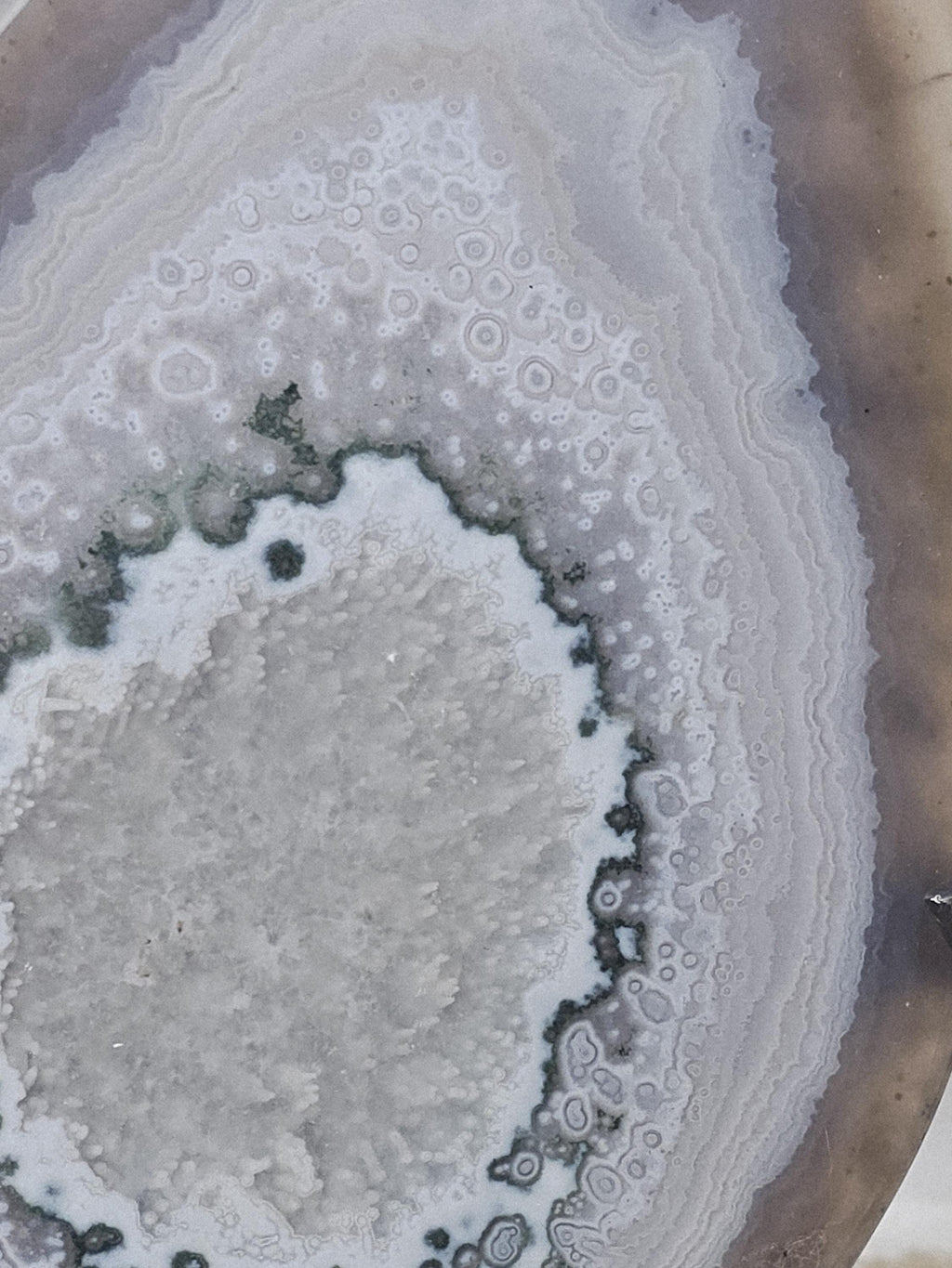 Banded Agate Slab, Statement Piece, Druzy Agate Crystal, Home Decor, Sculpture