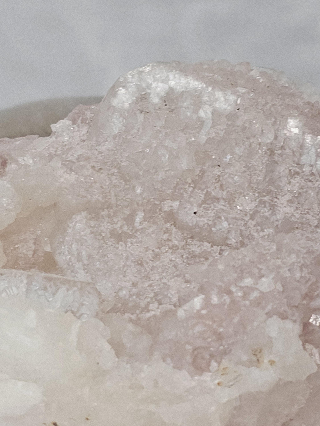 RARE Pink Sugar Apophyllite with Stillbite from India , Apophyllite, Crystal, Crystal