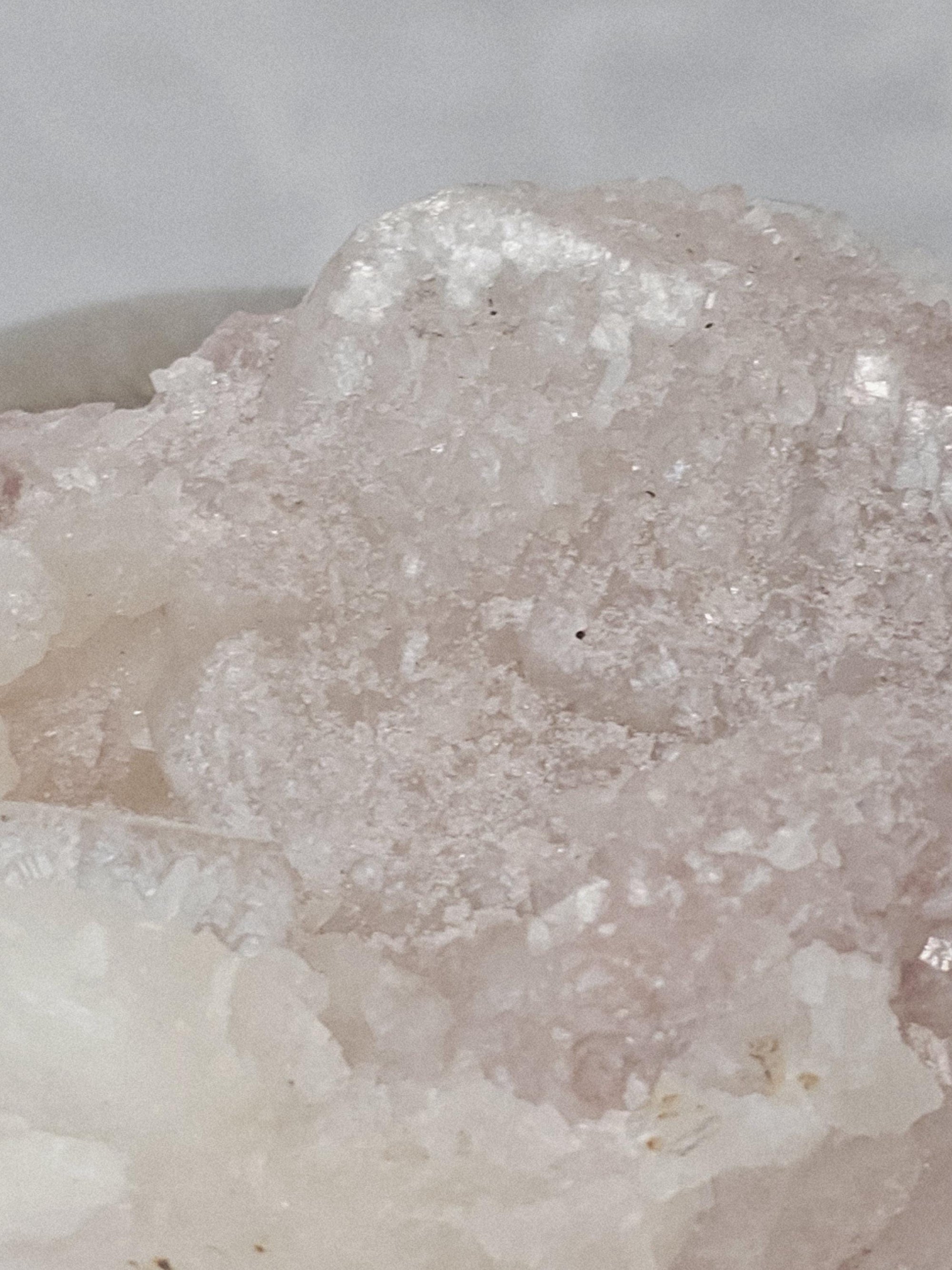 RARE Pink Sugar Apophyllite with Stillbite from India , Apophyllite, Crystal, Crystal