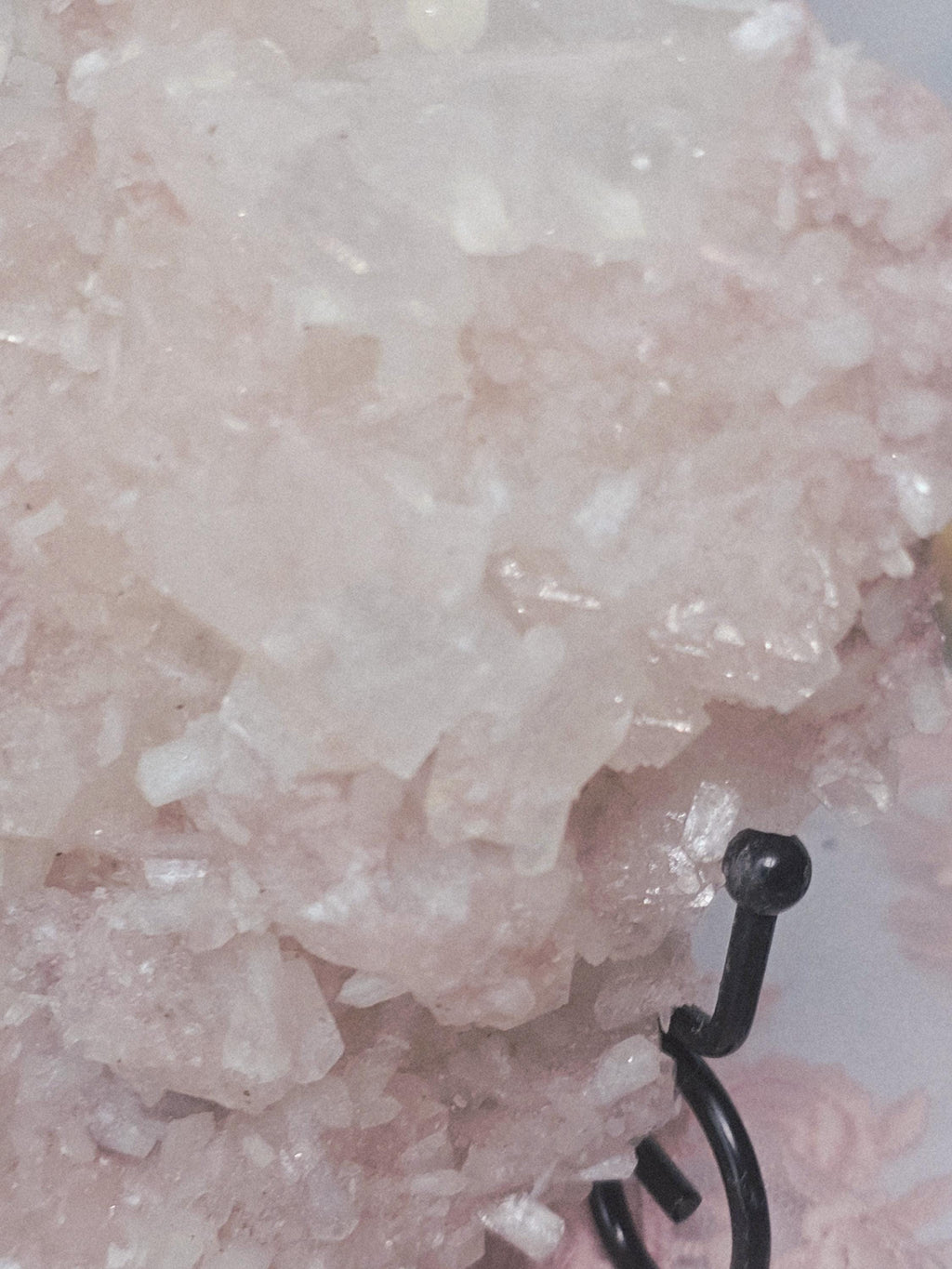 RARE Pink Sugar Apophyllite with Stillbite from India , Apophyllite, Crystal, Crystal