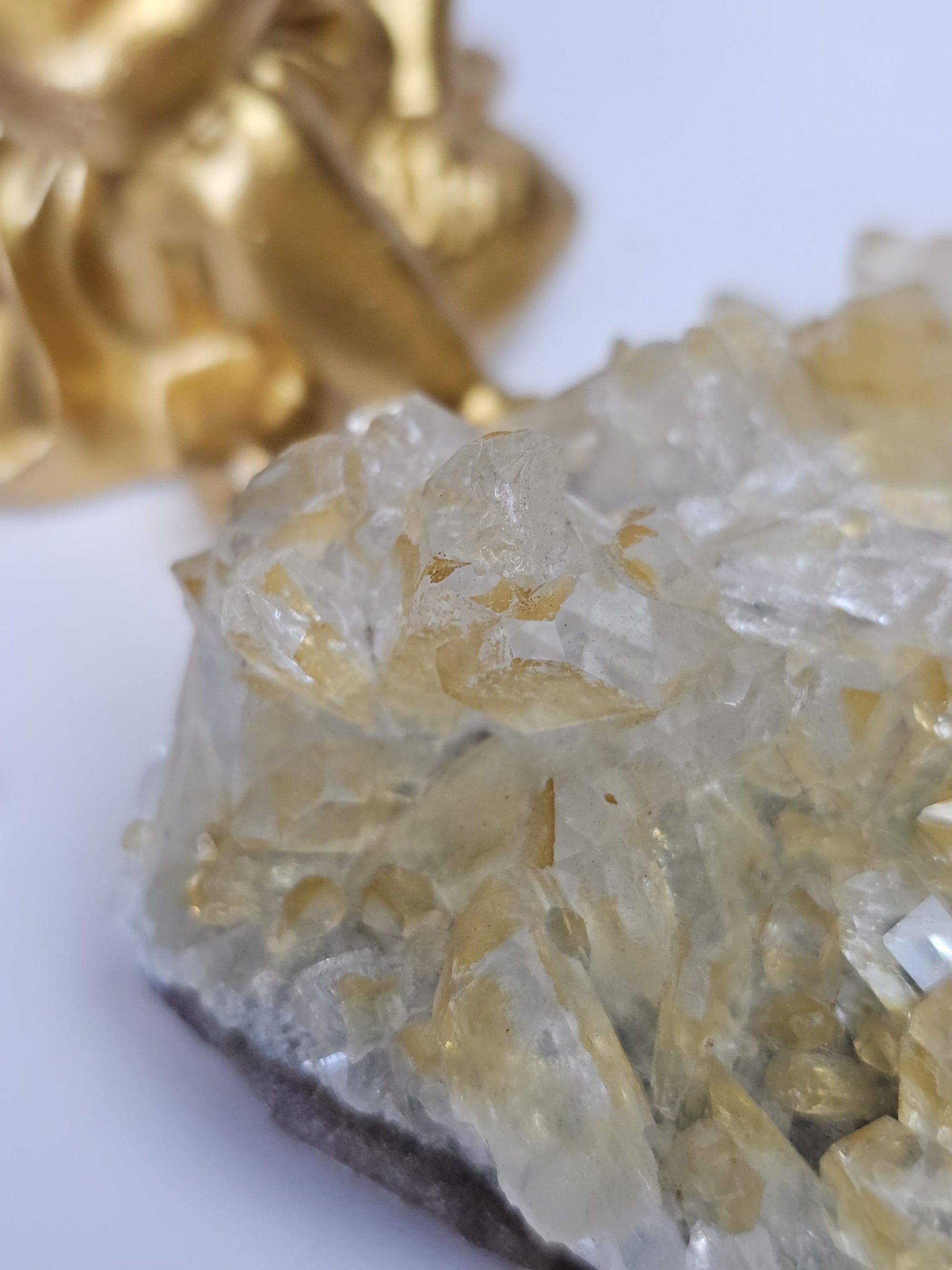 RARE Golden Healer Quartz Cluster,  Columbia, Crystal Cluster