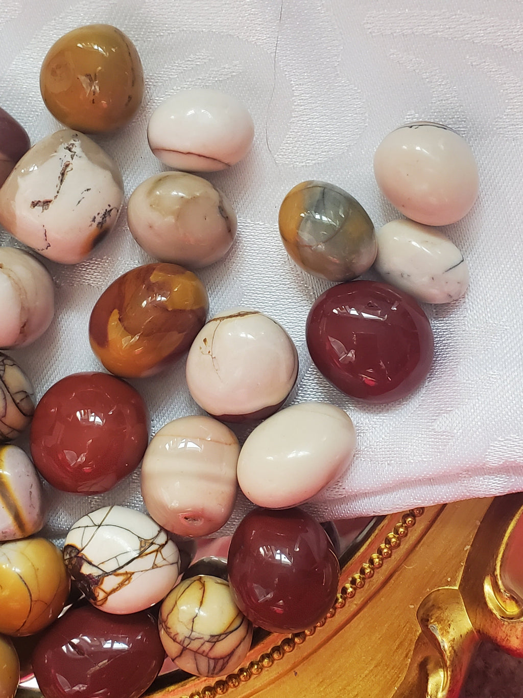 Mookaite Tumbled Stones, Mookaite Jasper,  Australia Mookaite, Chakra Stones, Healing Stone, Chakra,tumble,Gift Bag,