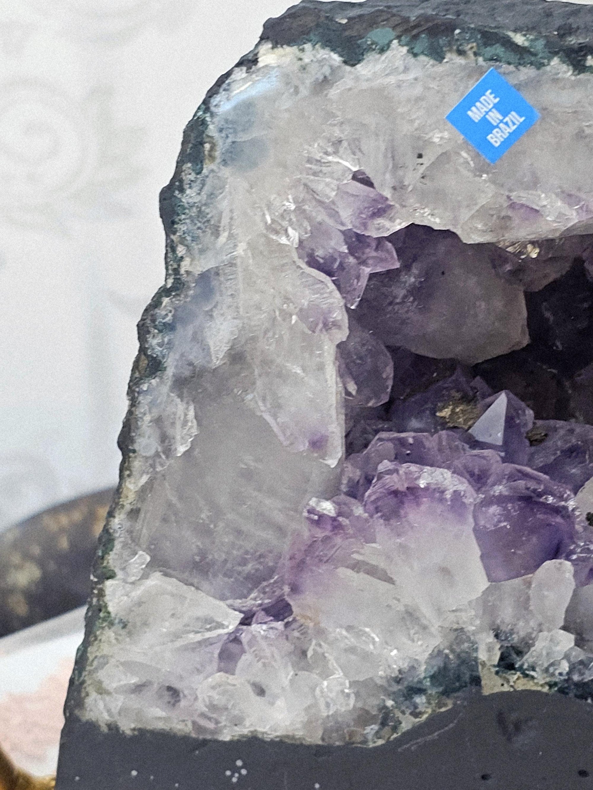 Amethyst Cathedral, Statement Piece, Gift, Amethyst and Calcite
