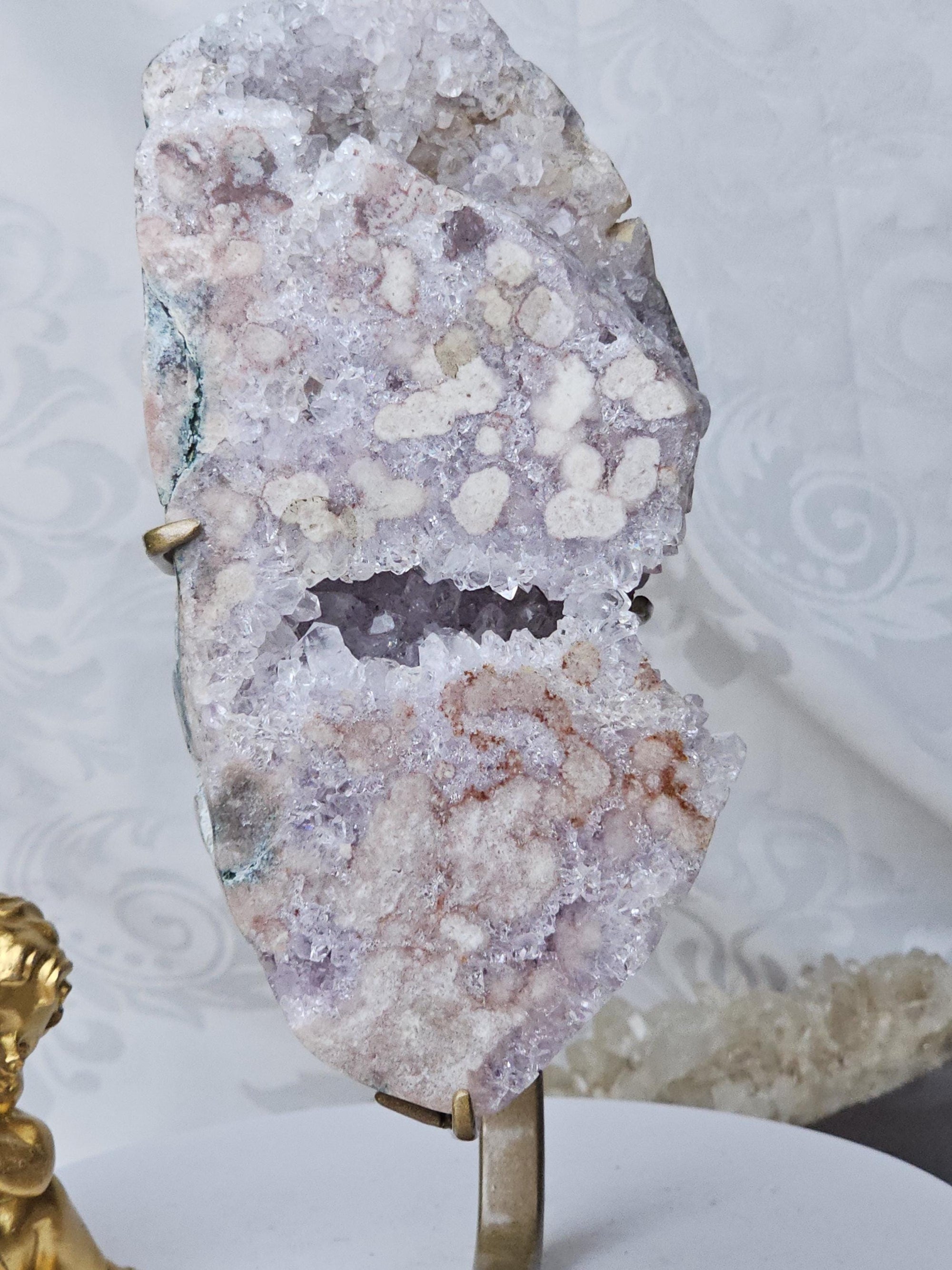 2.5 lb LG Pink Amethyst Slab, Pink Amethyst, Gift, Statement Piece