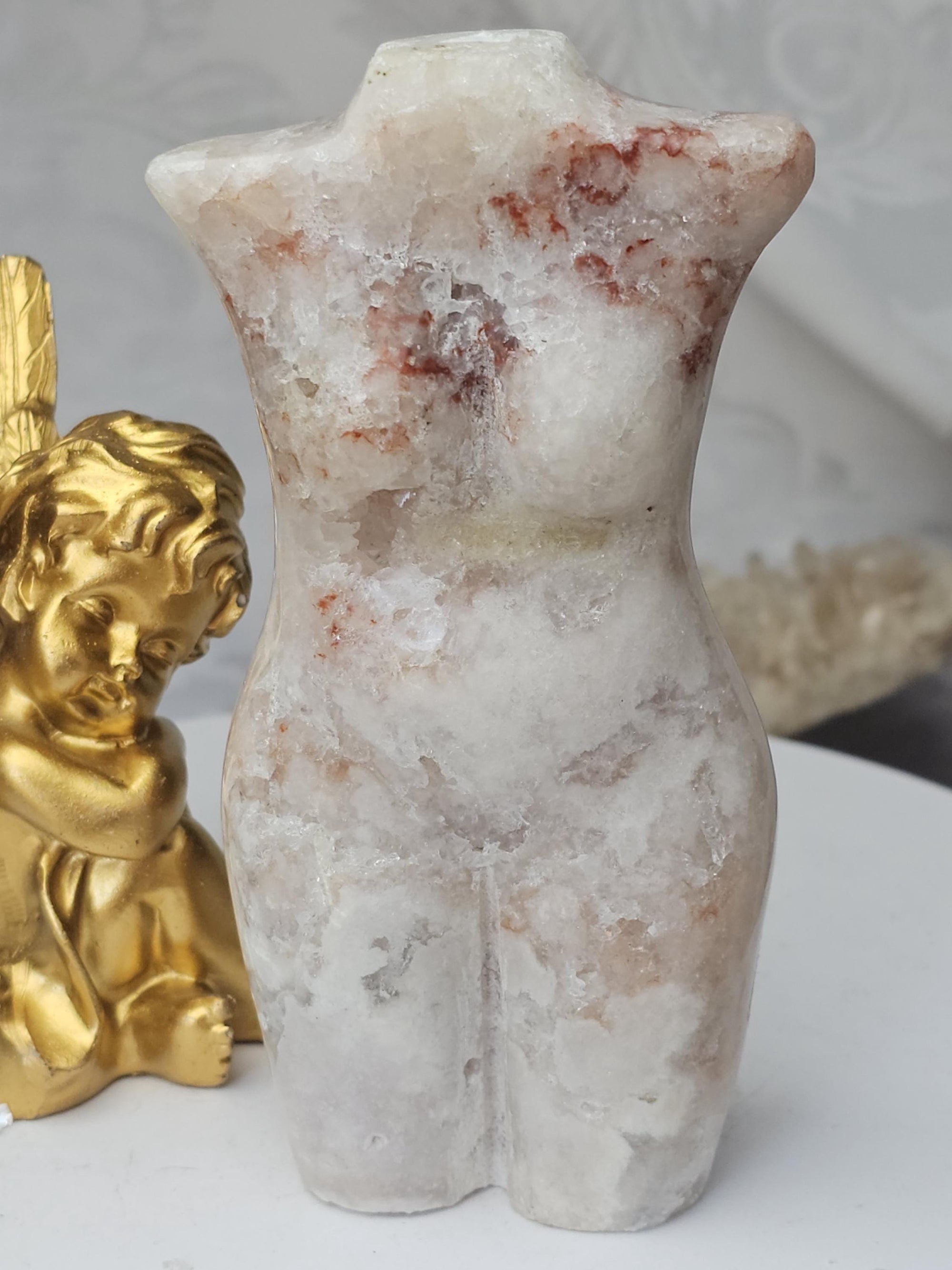 LG Pink Amethyst Goddess Body, Goddess Body, Gift, Statement Piece