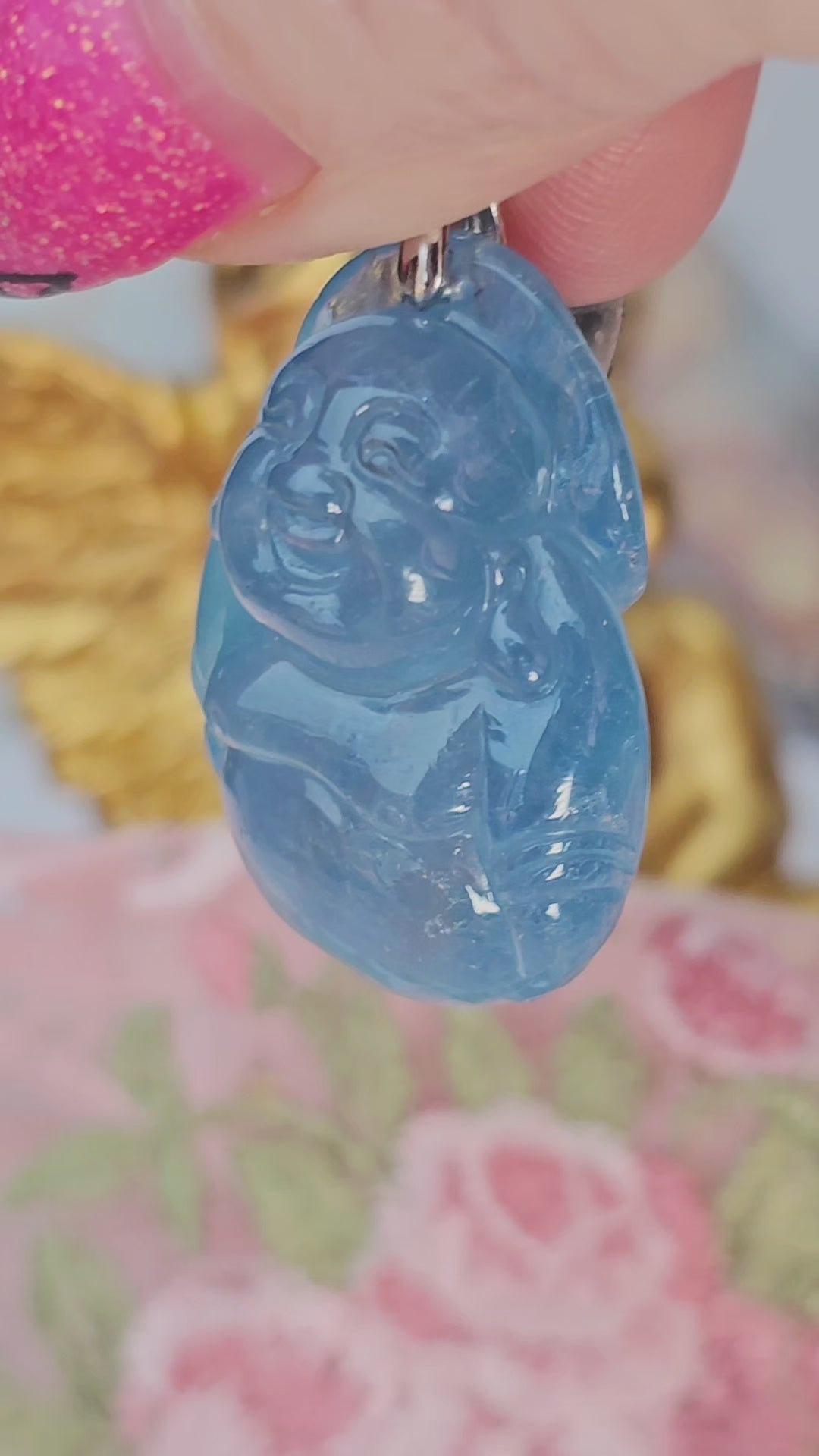 Aquamarine Buddha, Shape Cabochon Gemstone, Aquamarine Jewelry, Buddha Gemstone